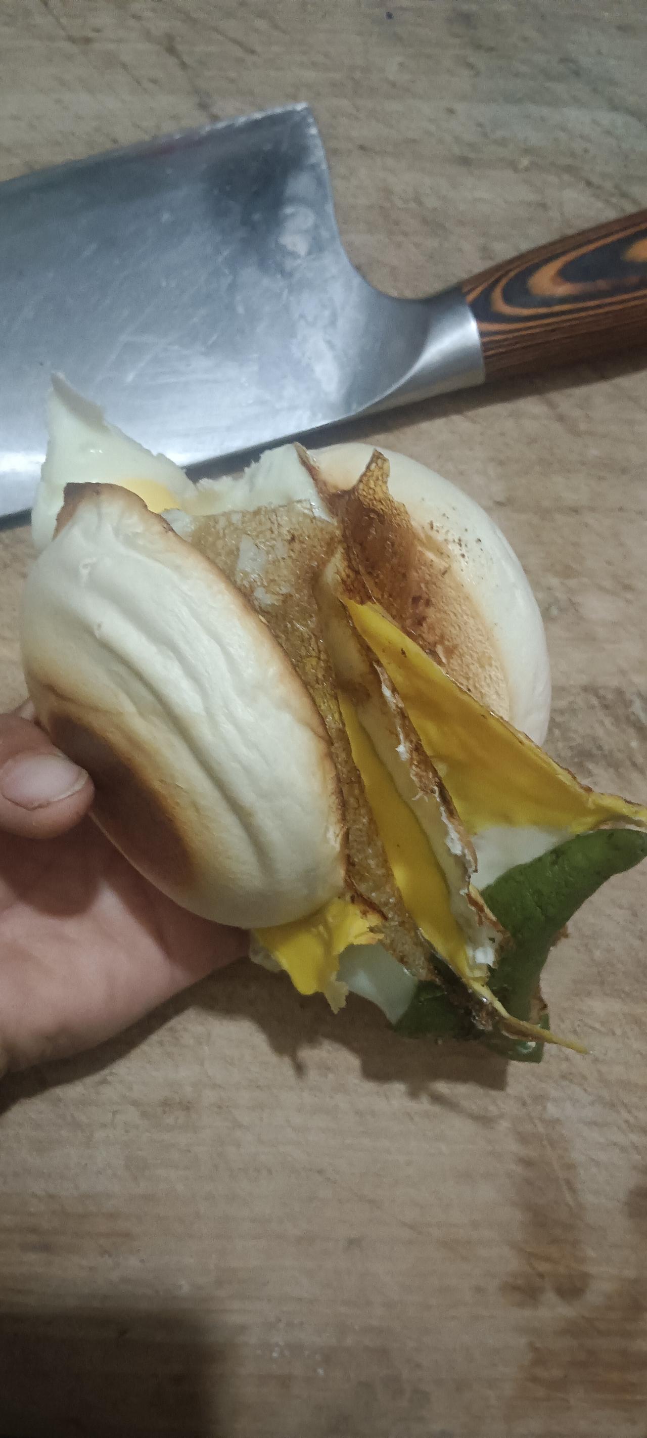 第一次这样做好吃吗？


家门口干活不管饭的，四点半起来电饼铛烤得怎么样？一个馒