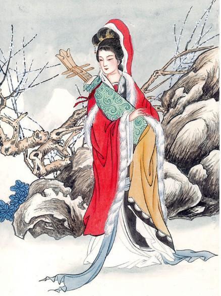 公元前15年，王昭君在异乡去世，终年仅三十五岁。她的坟茔在草原上被称作“青冢”，