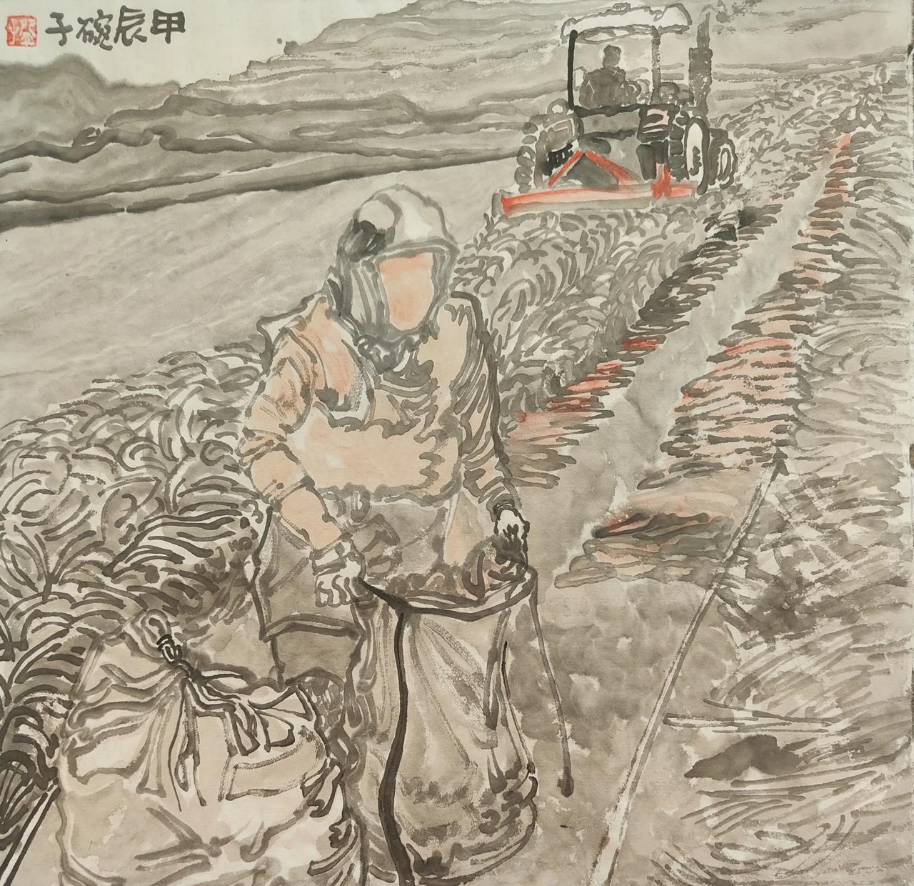 碗子的一平尺水墨
