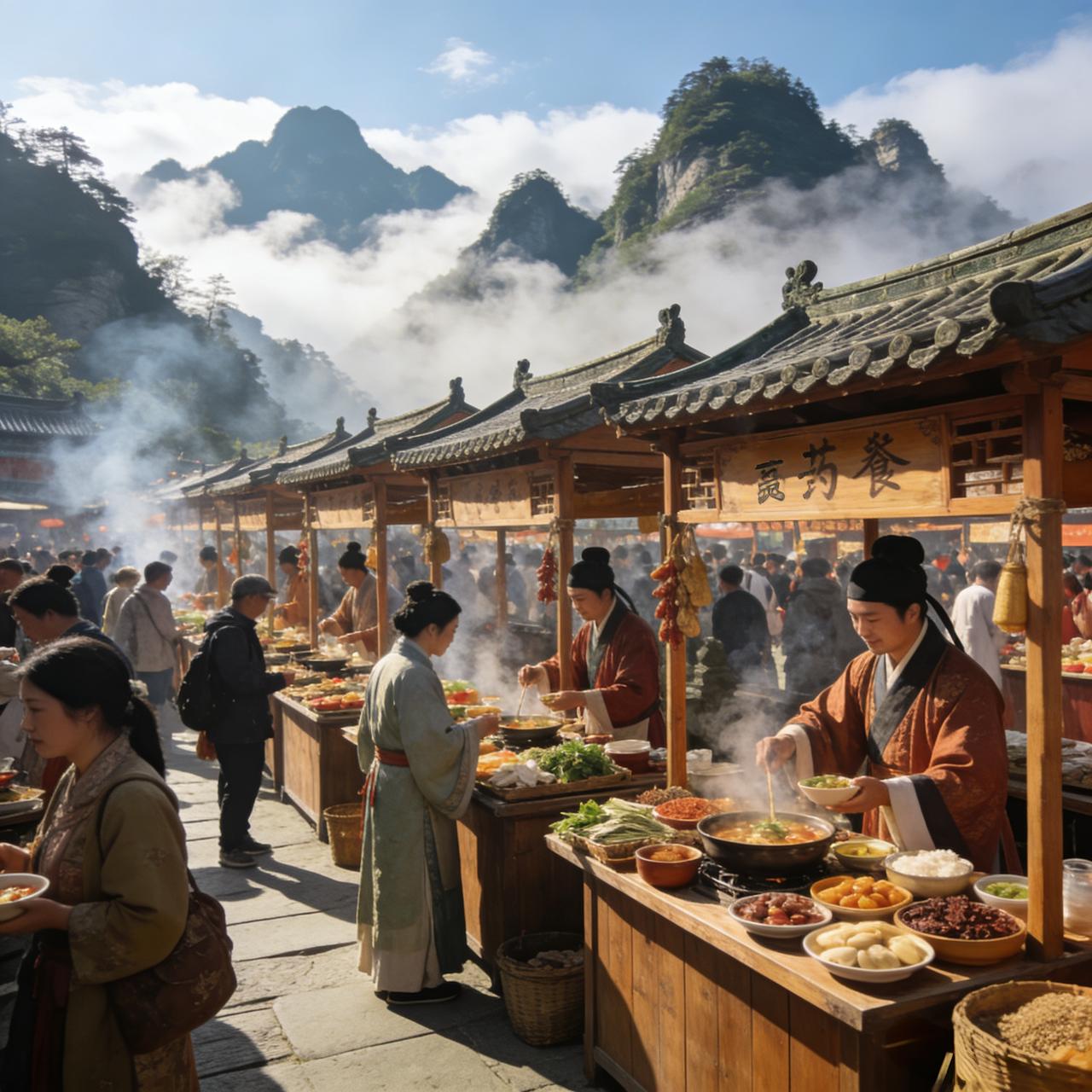 武当有请！
首届万人药膳市集重磅来袭
新春康养顶流盛宴燃爆武当！

新春登仙山，