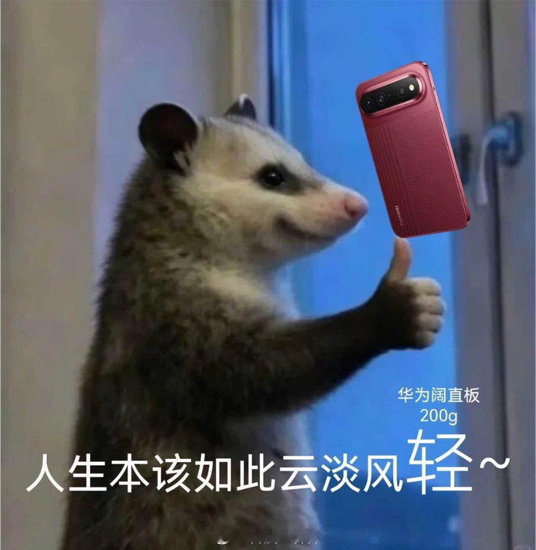 华为阔直板7000mAh电池仅201g阔直板新机不用承受折叠屏铰链折痕困扰，直板