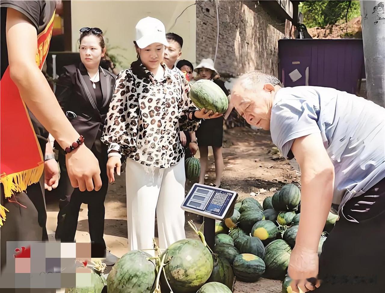 7岁男孩跟着爷爷在郑州街头卖瓜，他1秒就能完成套袋的麻利动作，在网上收获了不少关