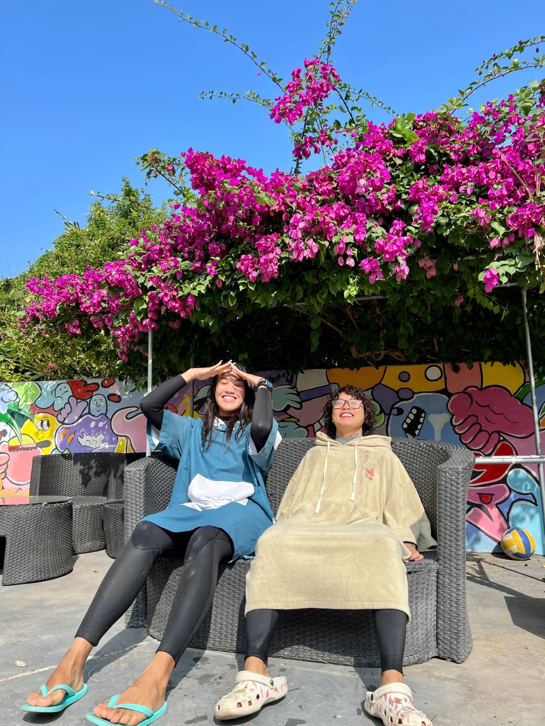 不上班 跟好朋友一起“浪费生命”🏖️