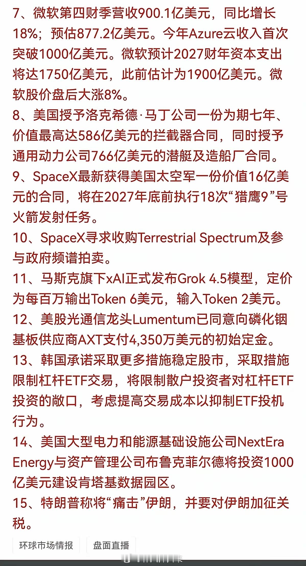 7.30周四  隔夜全球财经要闻！1.美联储2.国际原油3.黄金4.SpaceX