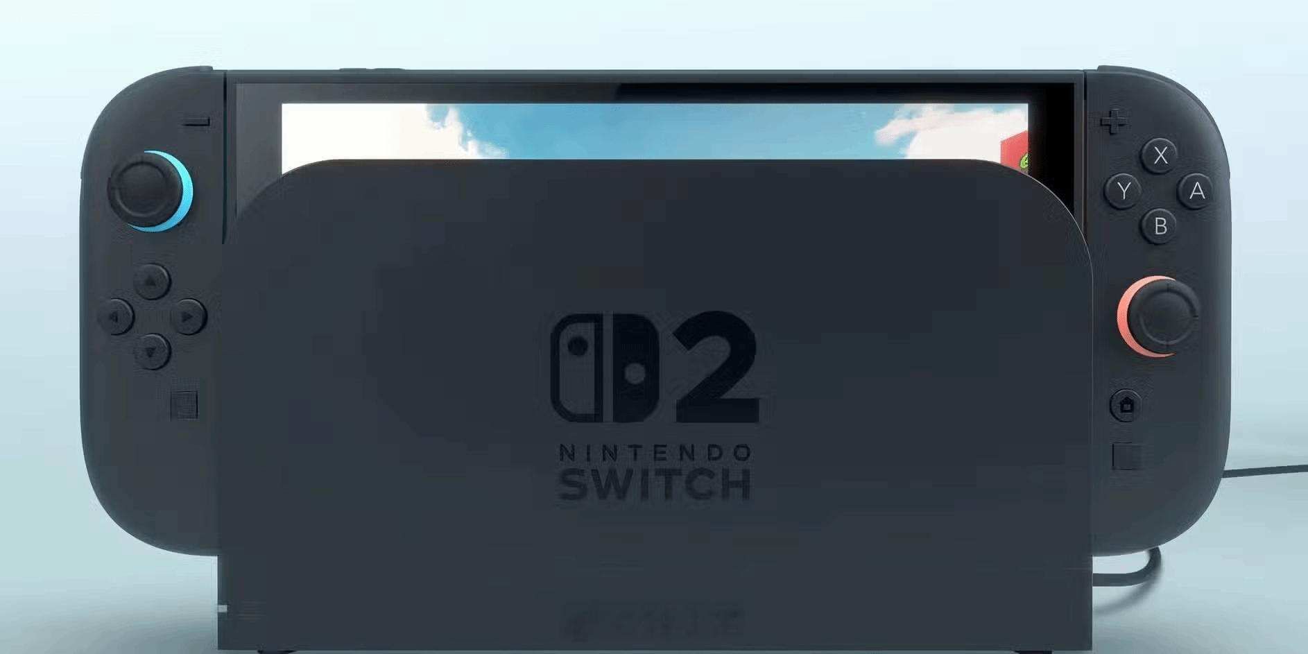 Switch 2将支持顶部充电功能，上下双USB-C接口，感觉充电更加多样化了 