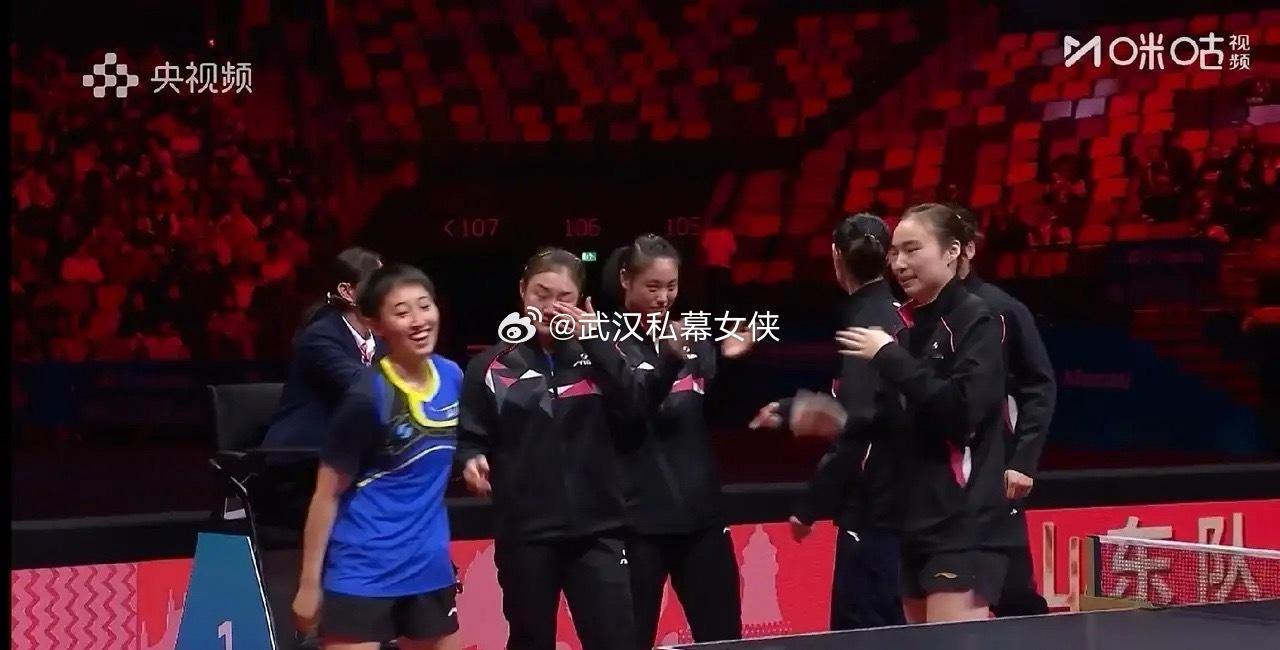 山东女团夺冠，范思琦把陈梦感动哭了刚刚全运会乒乓球女团决赛，山东队和河北队大比分