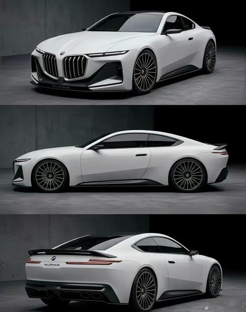 谁懂啊  这才是宝马理想中的模样Vision BMW ALPINA概念车新设计语