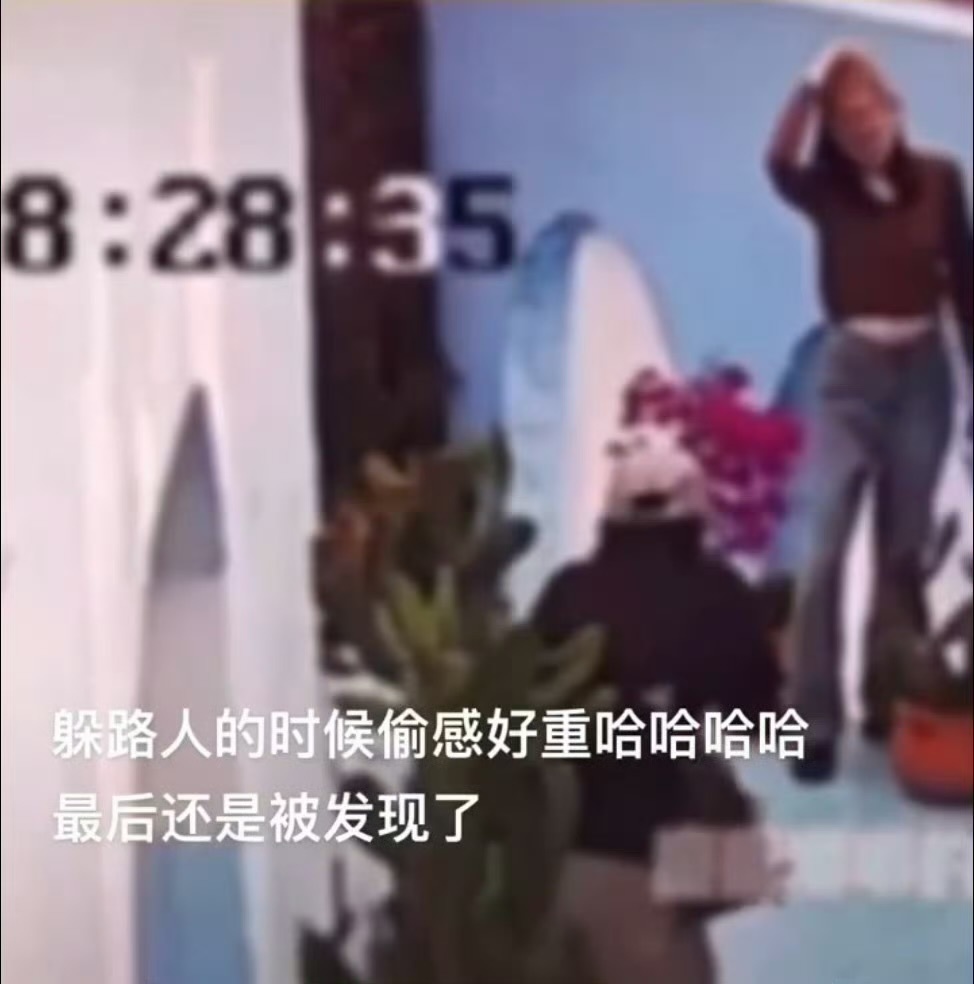 迪丽热巴偷偷打卡被监控拍到这个live把我笑得好难受。。。迪丽热巴我求你了，离开