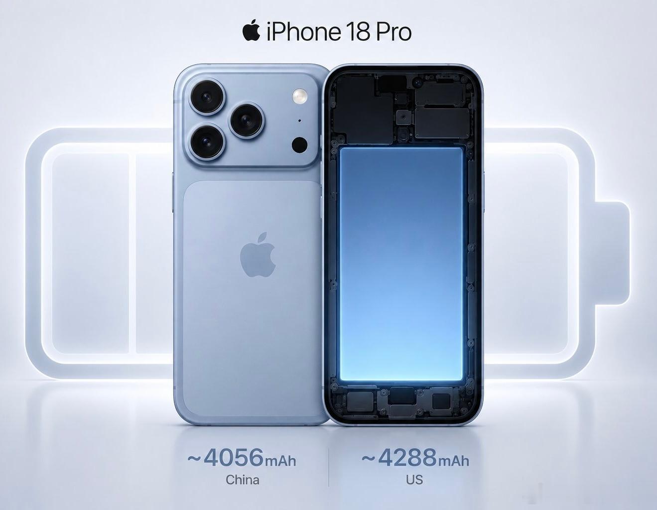iPhone18Pro电池容量曝光据说国行版电池4056mAh（上代3988mA