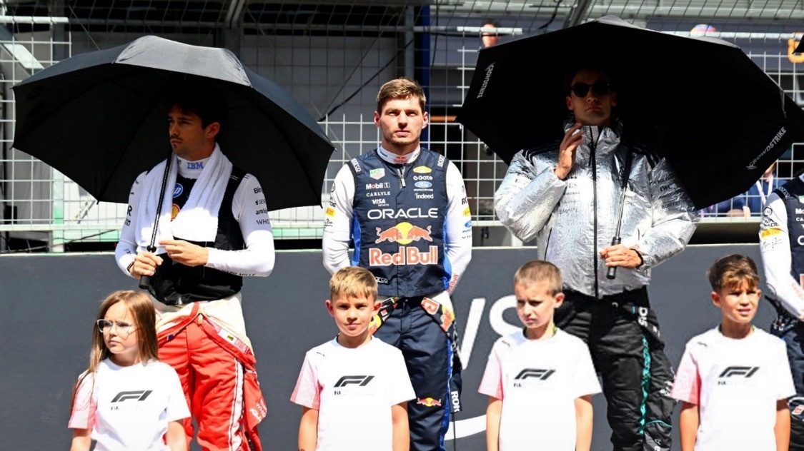 原来今天正赛前还有这么抓马的站位2026F1匈牙利大奖赛