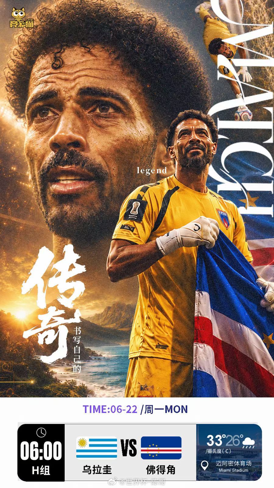 陈哥猜比分活动（记得先关注我）世界杯：西班牙vs沙特世界杯：乌拉圭vs佛得角两场