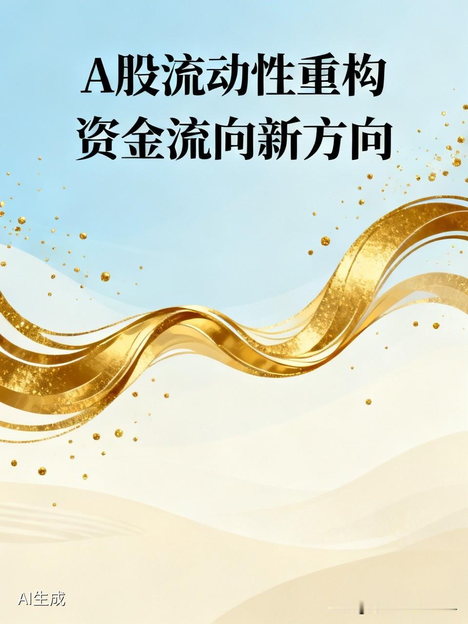 博主：A股正在发生一场流动性重构 最近有博主说A股正经历一场流动性重构，这说法听