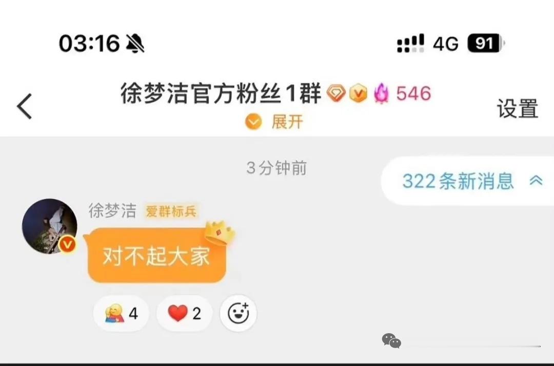 谁懂啊！生日仅73票，徐梦洁深夜道歉，真正该道歉的从来不是她徐梦洁道歉 