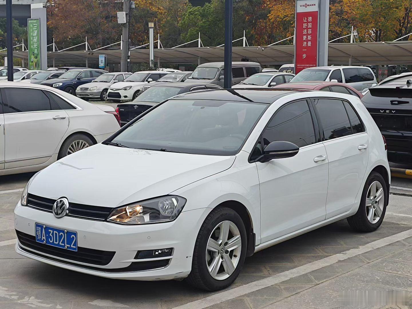 置换现车 大众高尔夫2017年1.6L 自动 舒适型8万公里 个人一手车 现在四