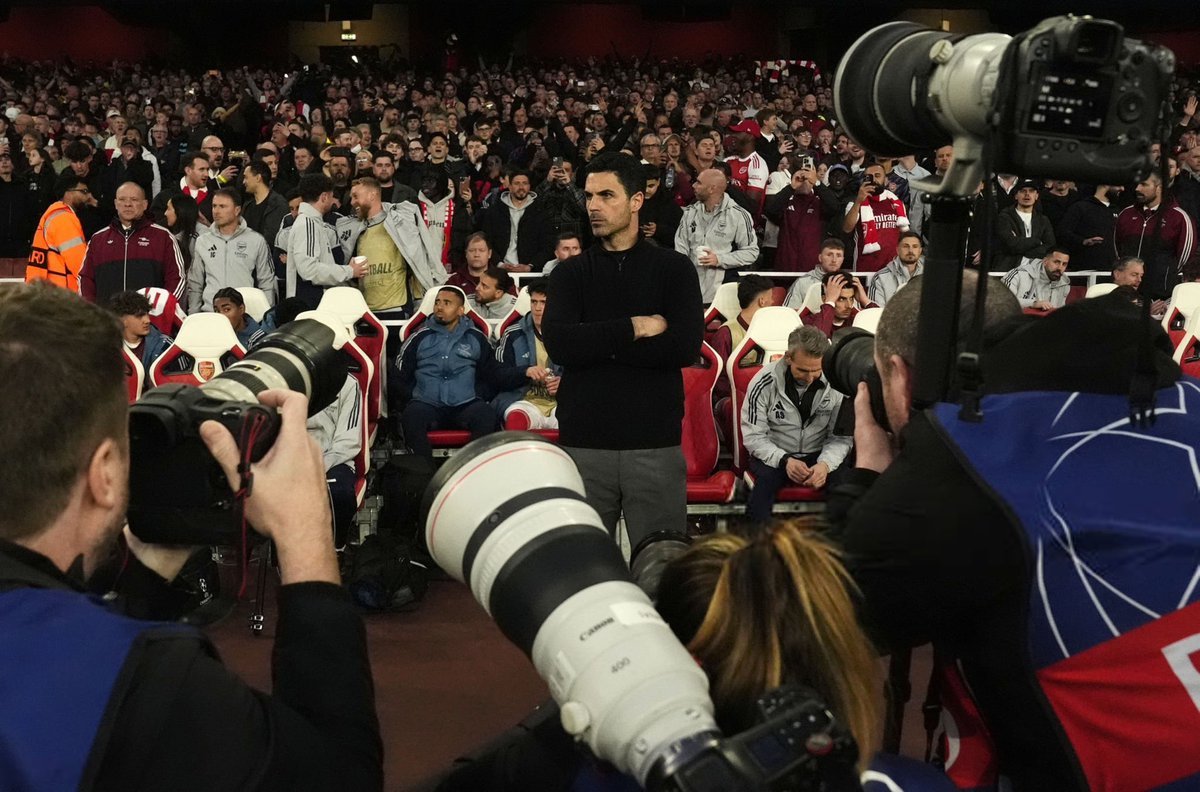 阿尔特塔🇪🇸阿森纳0比0葡萄牙体育欧冠联赛