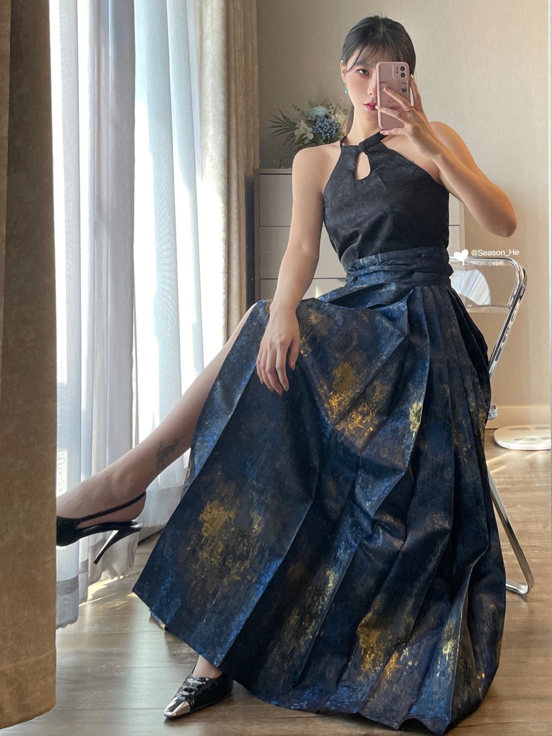 168/108斤 马面裙穿搭 今天是新中式姐姐