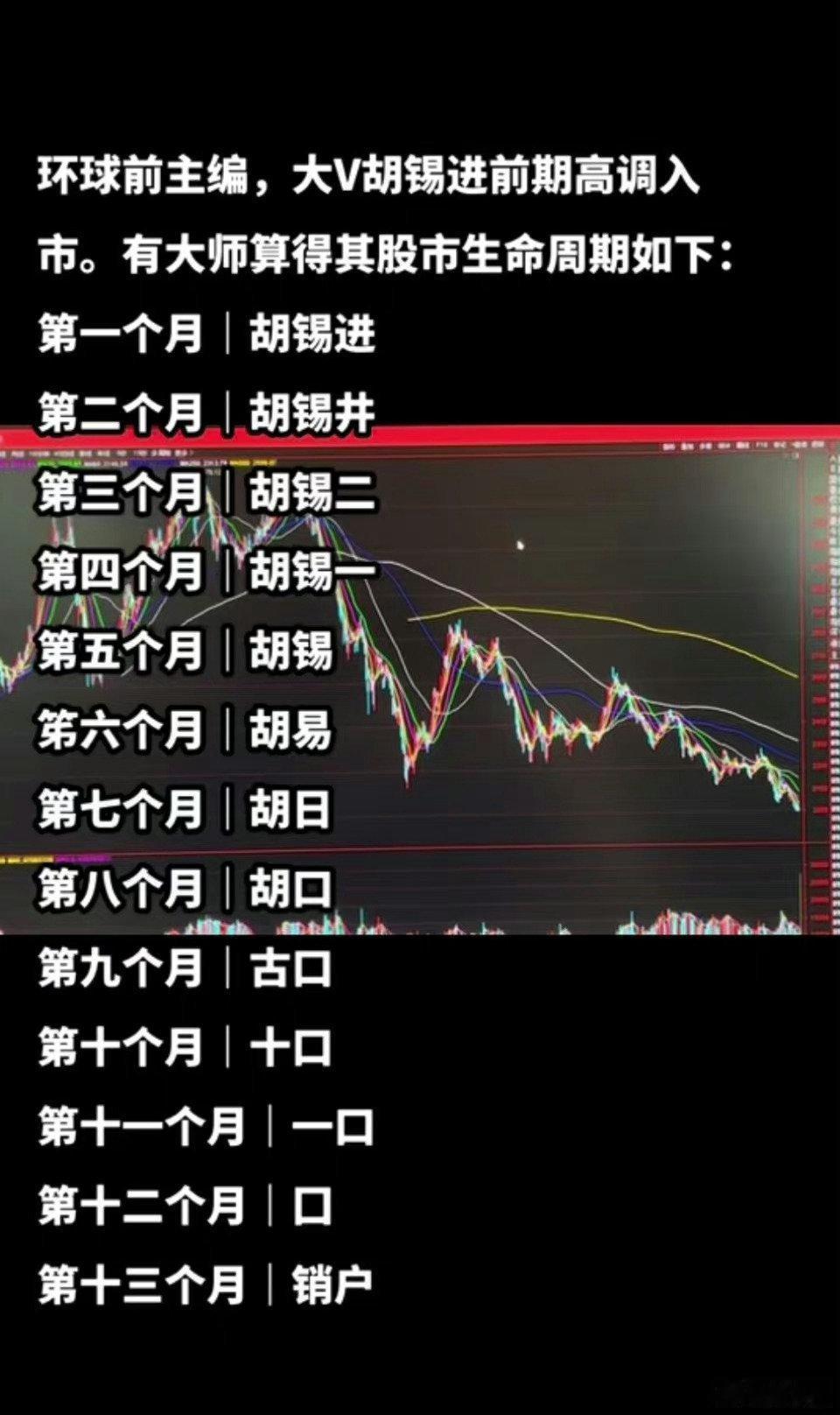 #胡锡进为今天的股市表现难过#老胡现在进展到哪一步了？差不多到胡锡二了吧？不过老
