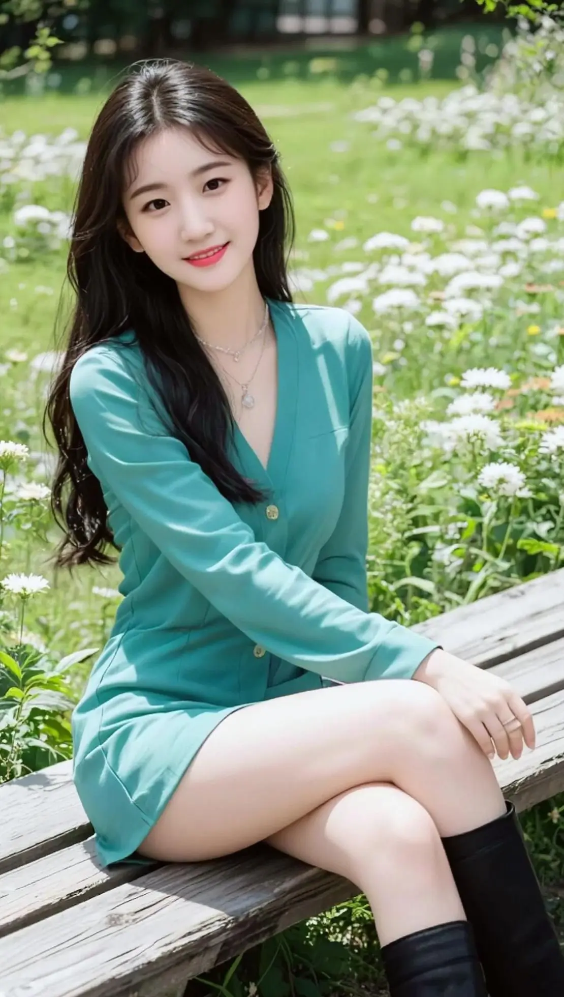 AI绿地清新照 随变ai随便玩