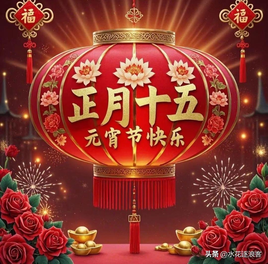 《元宵寄友》
上元灯火映天红，万户笙歌夜色融。
月满冰轮辉玉宇，星移斗柄转春风。