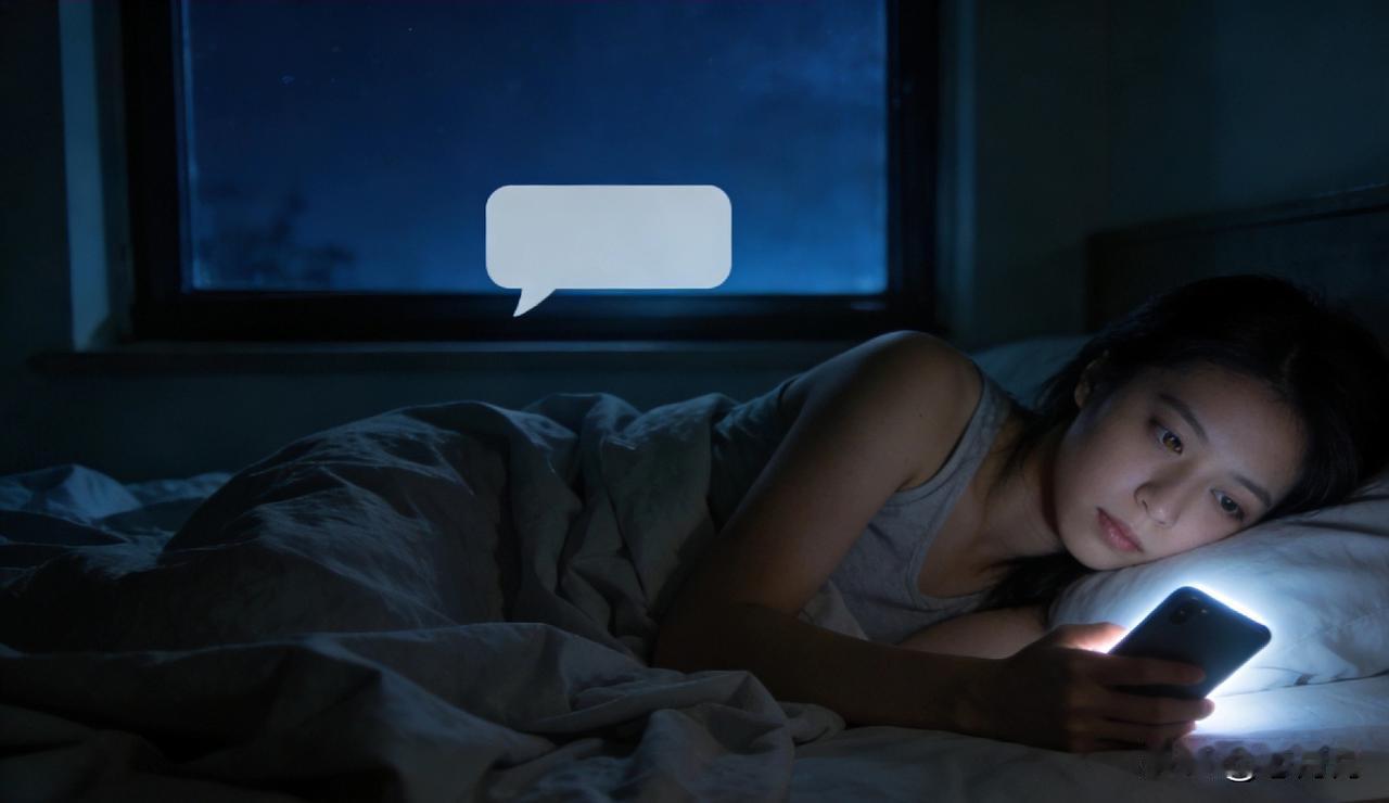 对话框删了又打，打了又删。

最后发出去的只有一句：“早点睡。”

其实我想问的