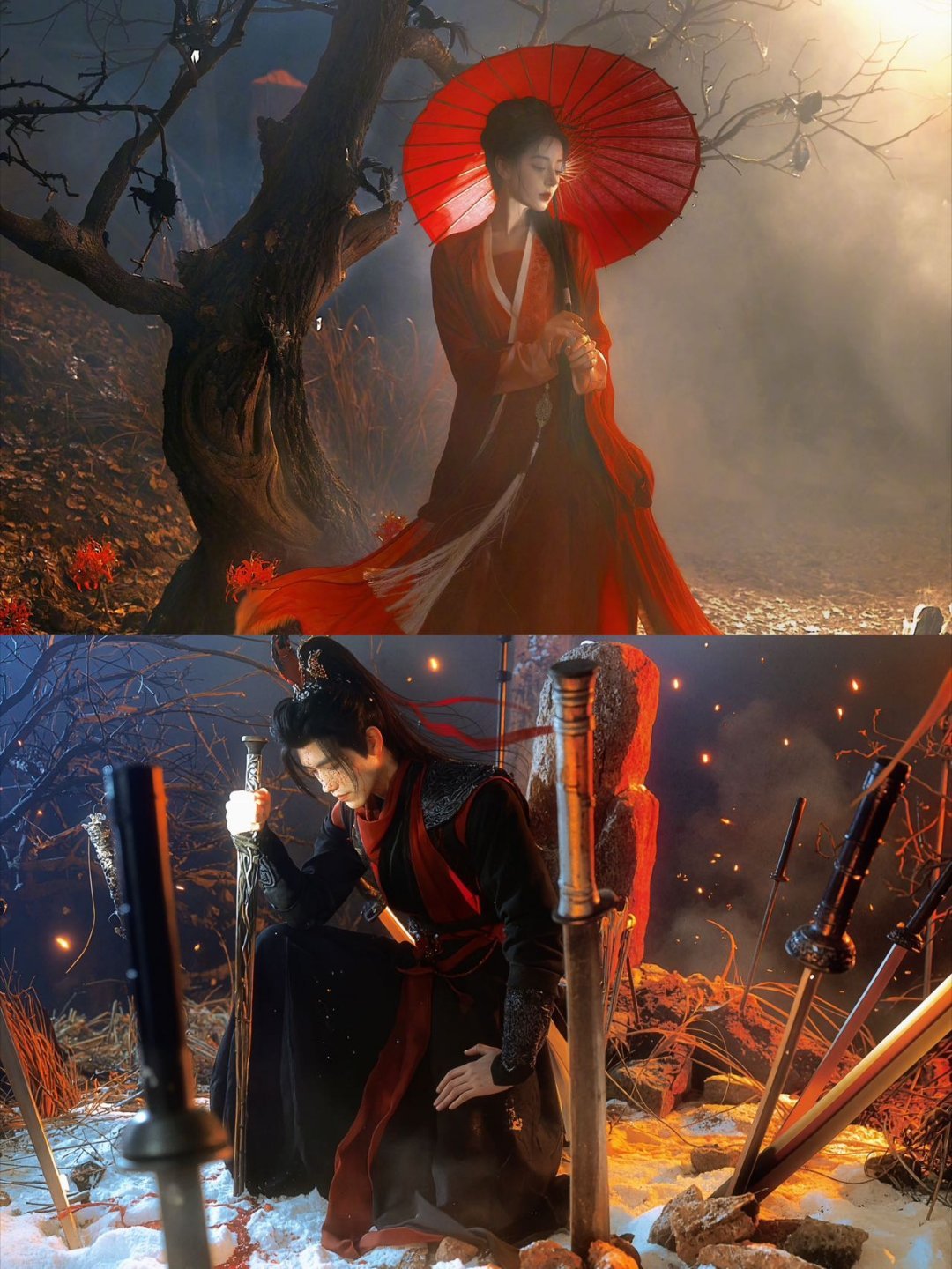 这真的是五年前吗？迪丽热巴的惊艳、陈飞宇的英挺，与今时今日别无二致。这组杂志照不