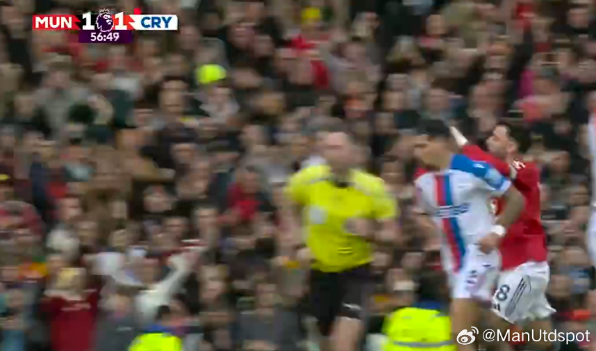 B费点射破门！曼联1-1水晶宫ManUtdspot曼联vs水晶宫曼联