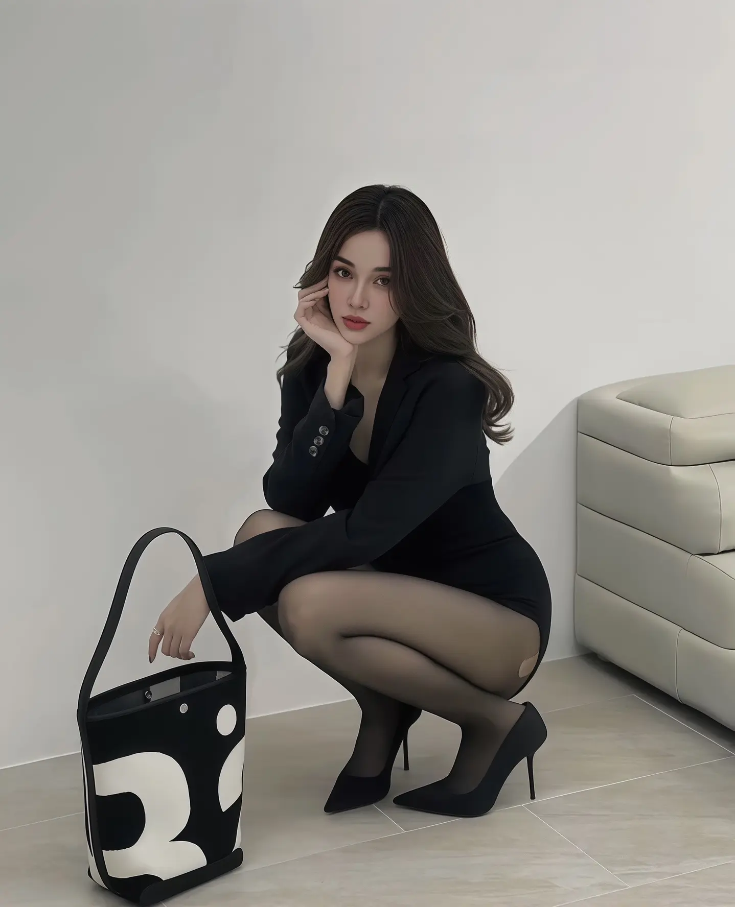 姨圈美女 御姐 感觉至上 insanitycrew 黑丝搭配