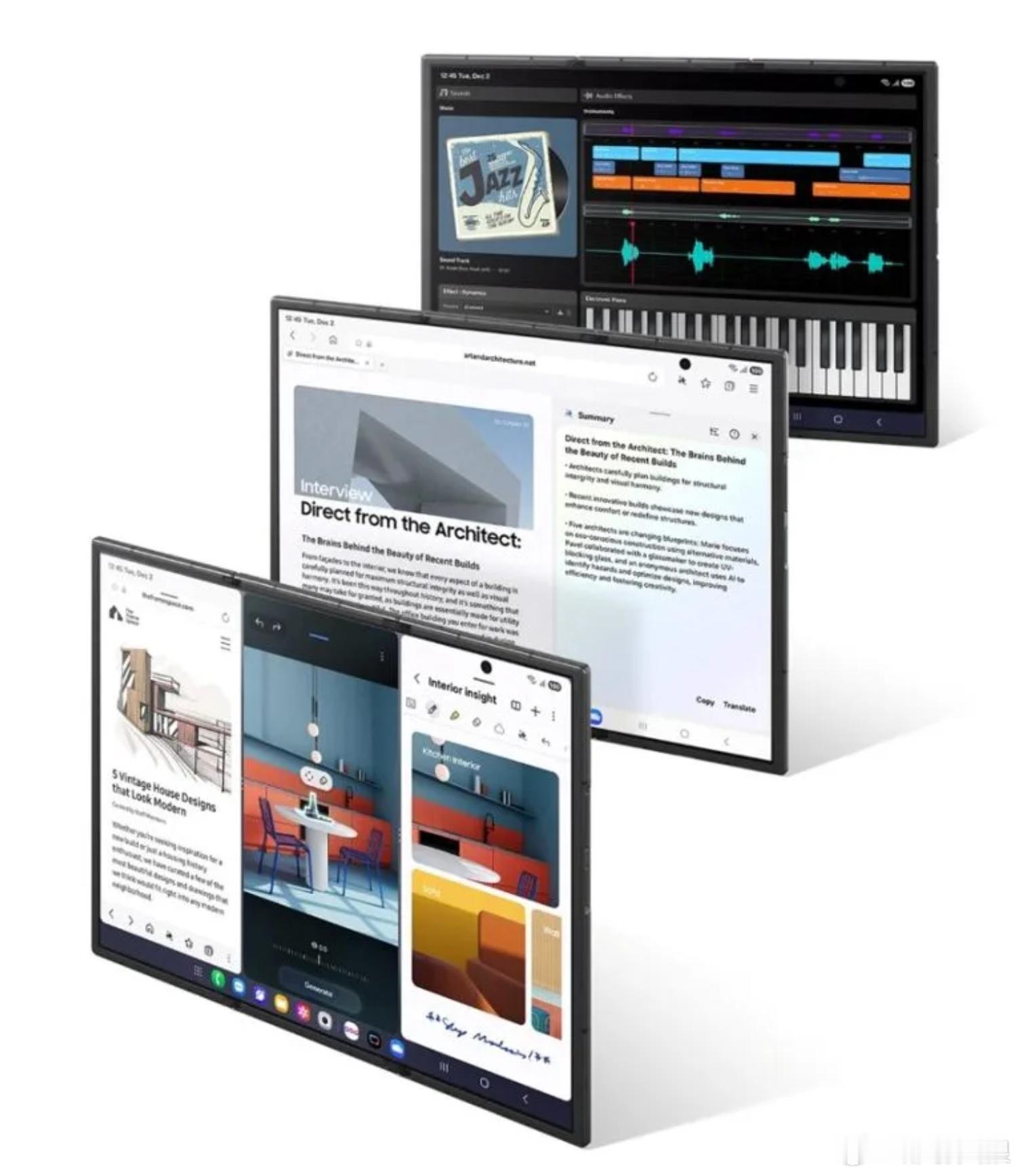 三星電子發表旗下首款「三折疊」智慧手機「Galaxy Z TriFold」 ，搶
