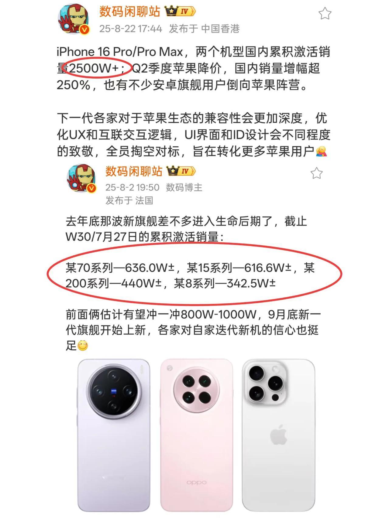 怪不得大家要模仿苹果，iPhone销量太恐怖了
iPhone 17马上就要来了，