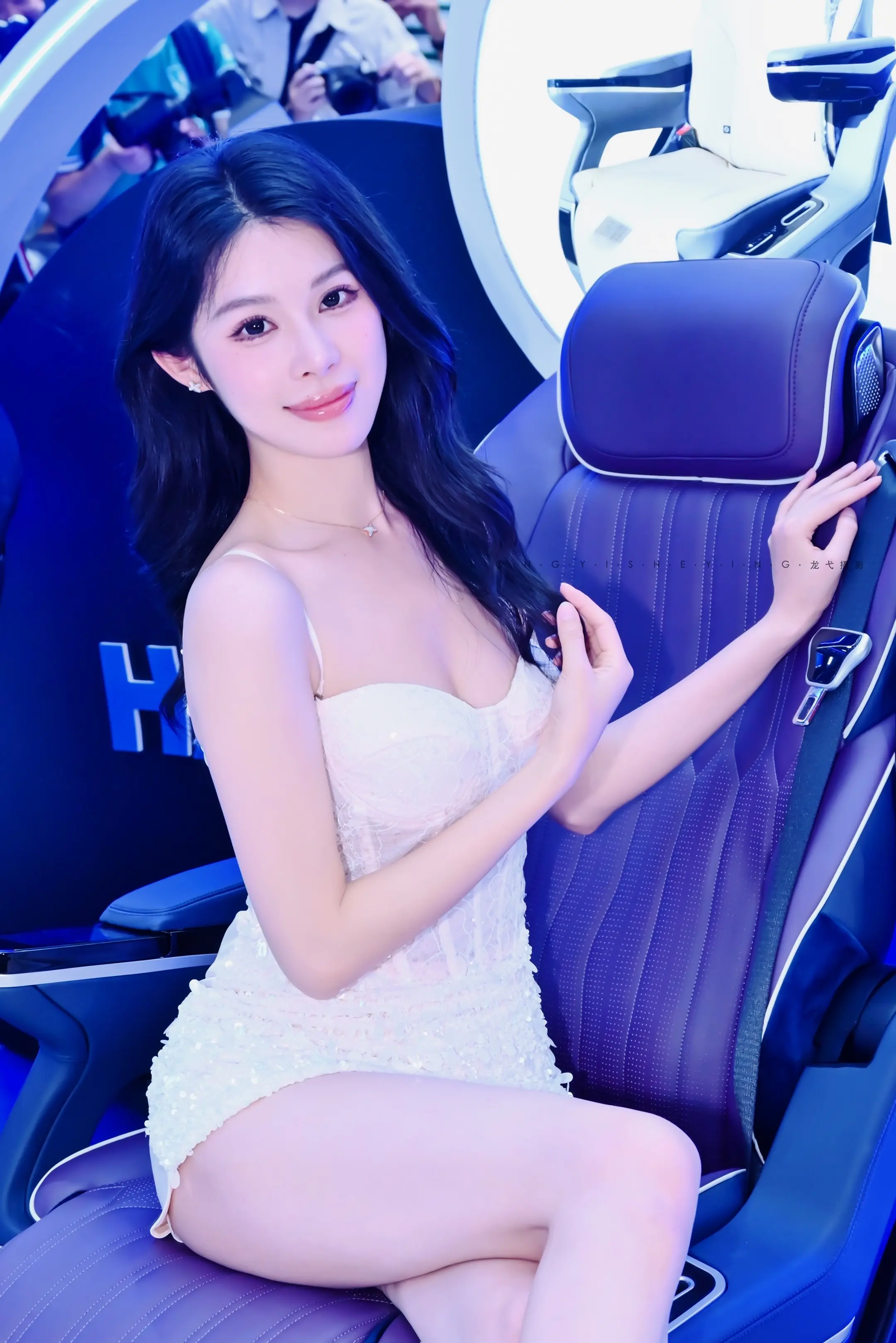 又甜又飒 女王副驾 摄影 车展