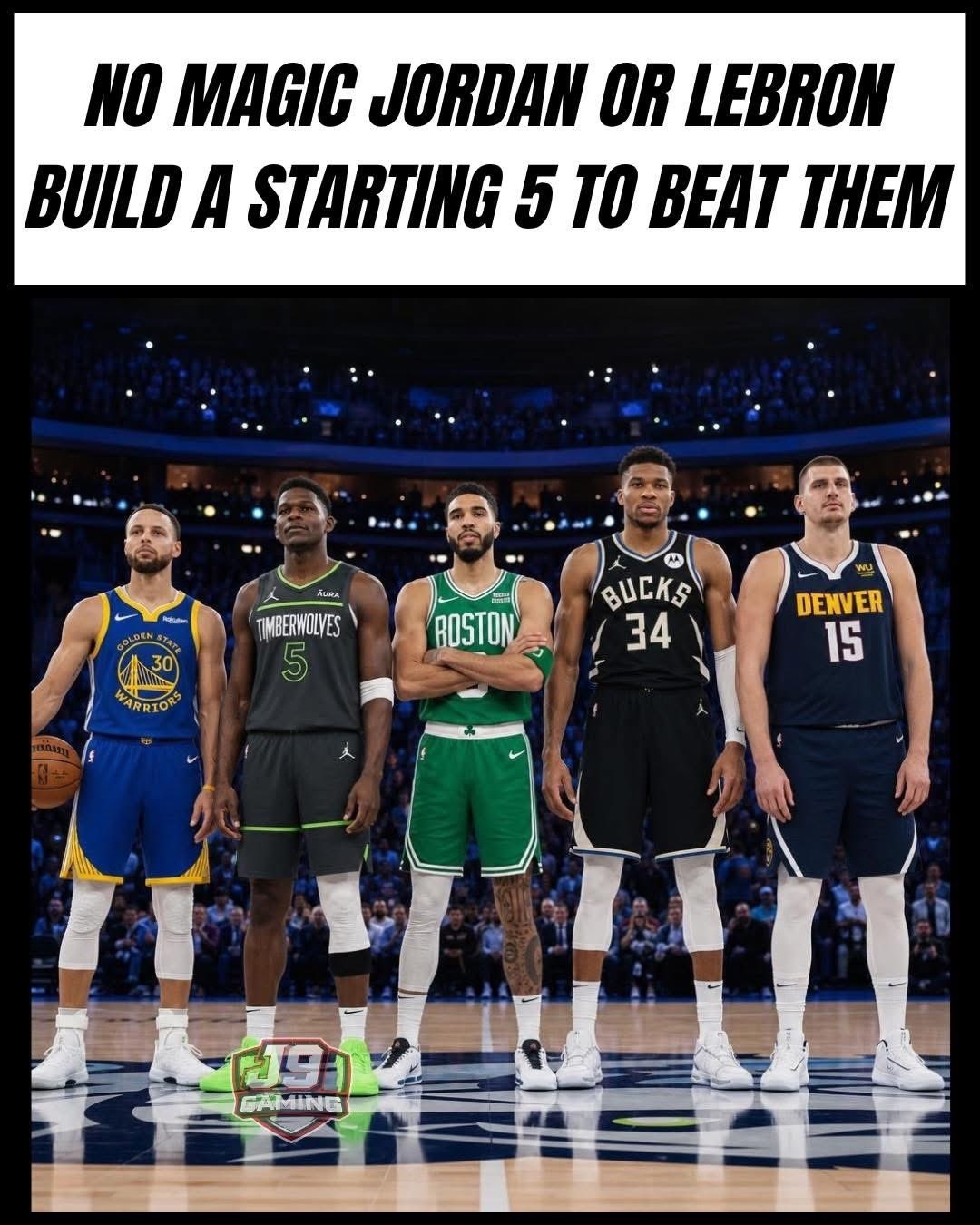 NBA 没有魔术师约翰逊，没有乔丹，也没有詹姆斯。你仍然需要组建一套能够在七场系