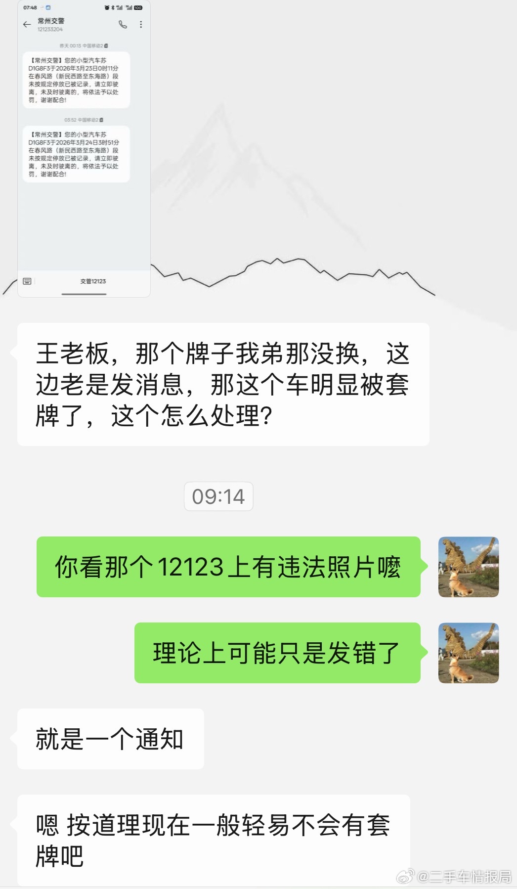 现在还有套牌的嚒？