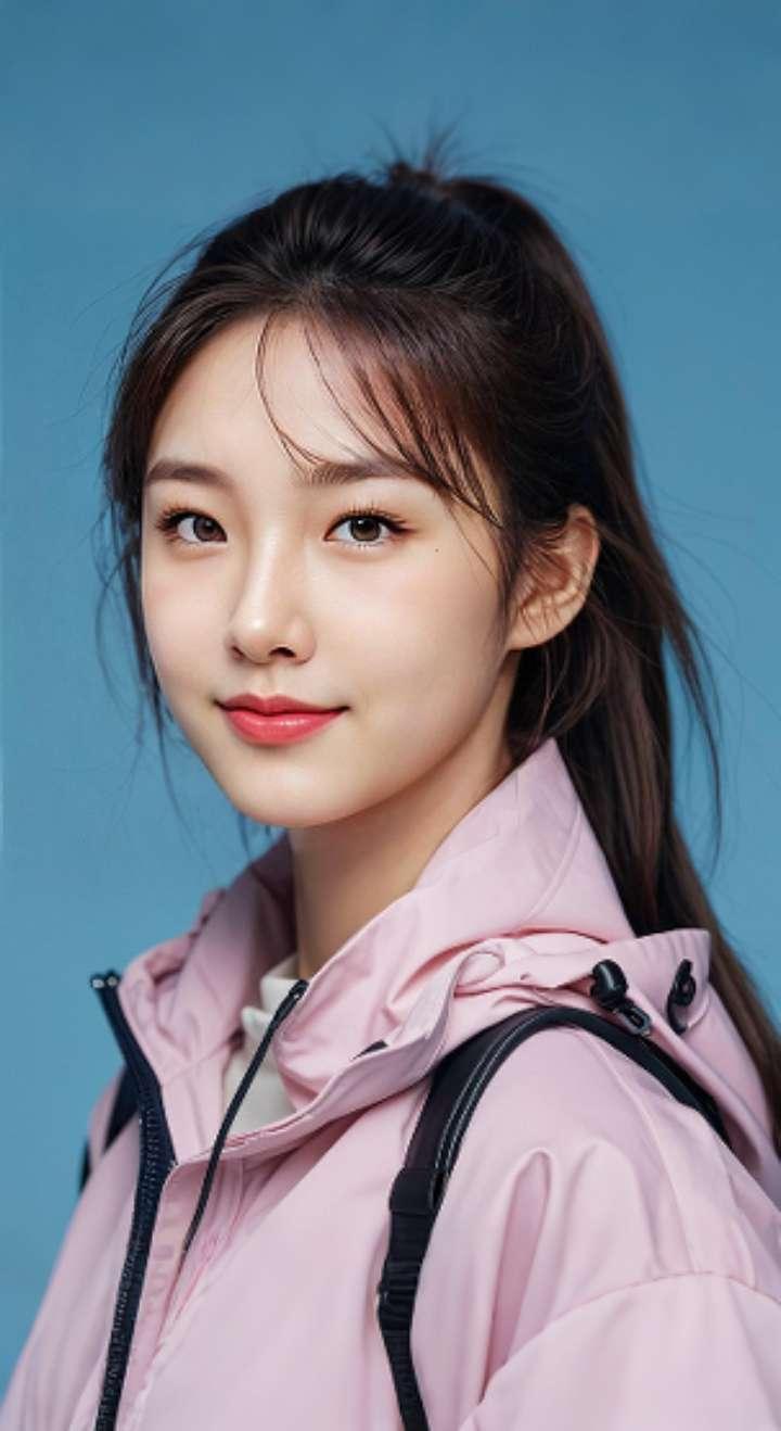 AI扩图 AI甜美证件风