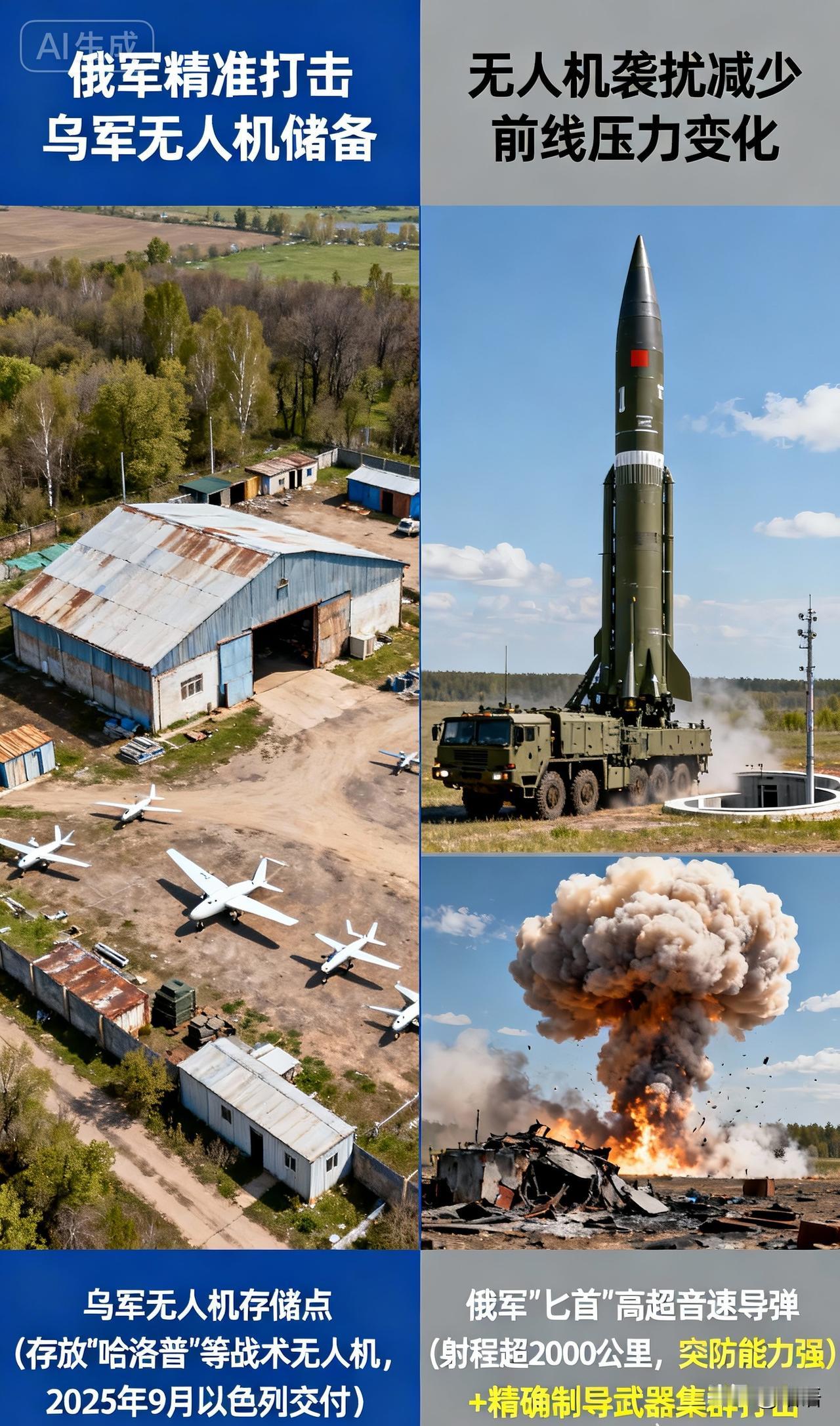 快讯！
俄军打击乌无人机设施，乌军外援面临变数！美欧援助最新动向解析。

 俄罗