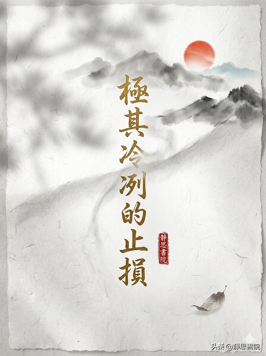 真正的开悟者，往往具备极其冷冽的止损手段
　
现实中，很多人把修行当成了无底线的
