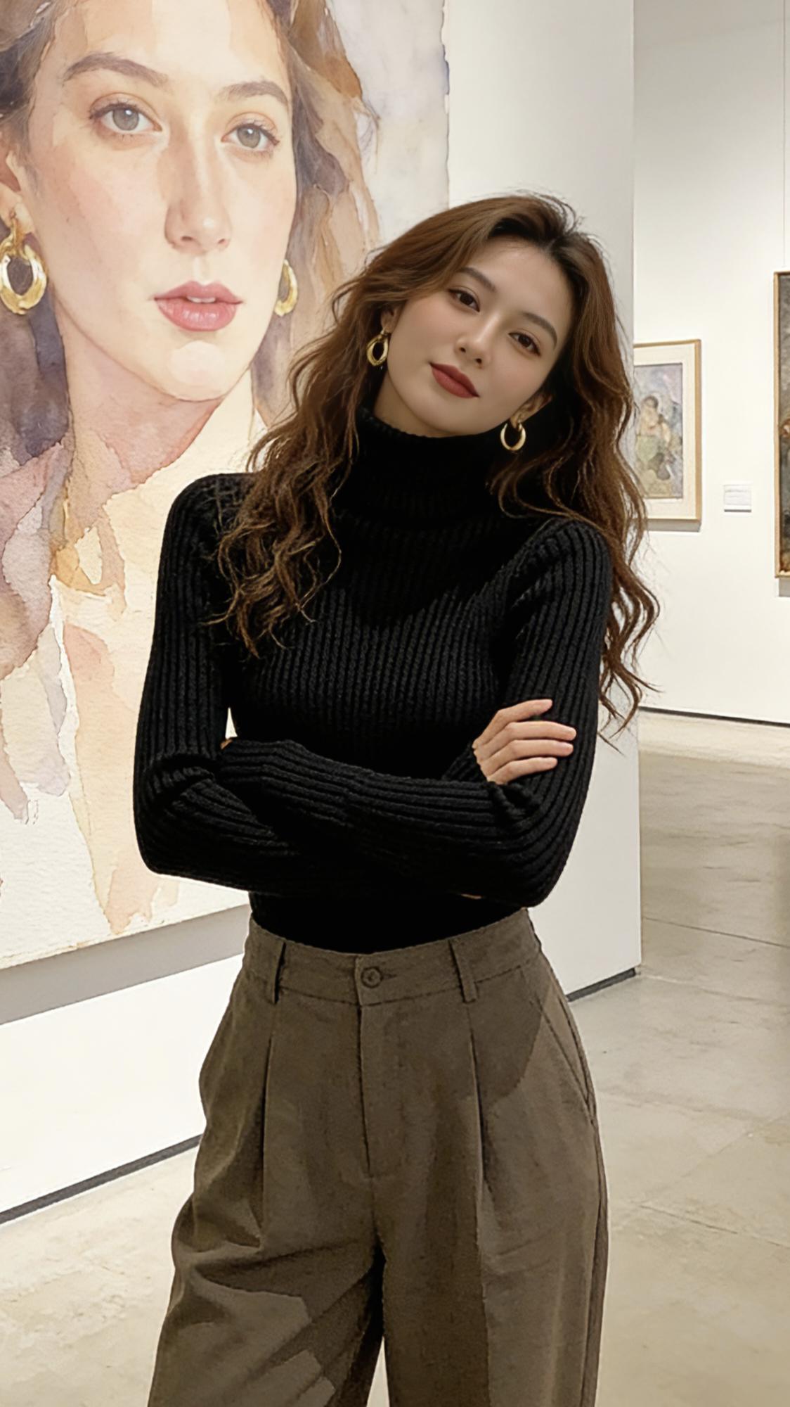 穿出高级感 洋气百搭打底衫女装穿搭 内搭外穿都好看