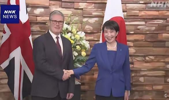 1月31日晚，斯塔默离开中国后，“闪电”访问日本，与高市早苗谈了50分钟左右。不