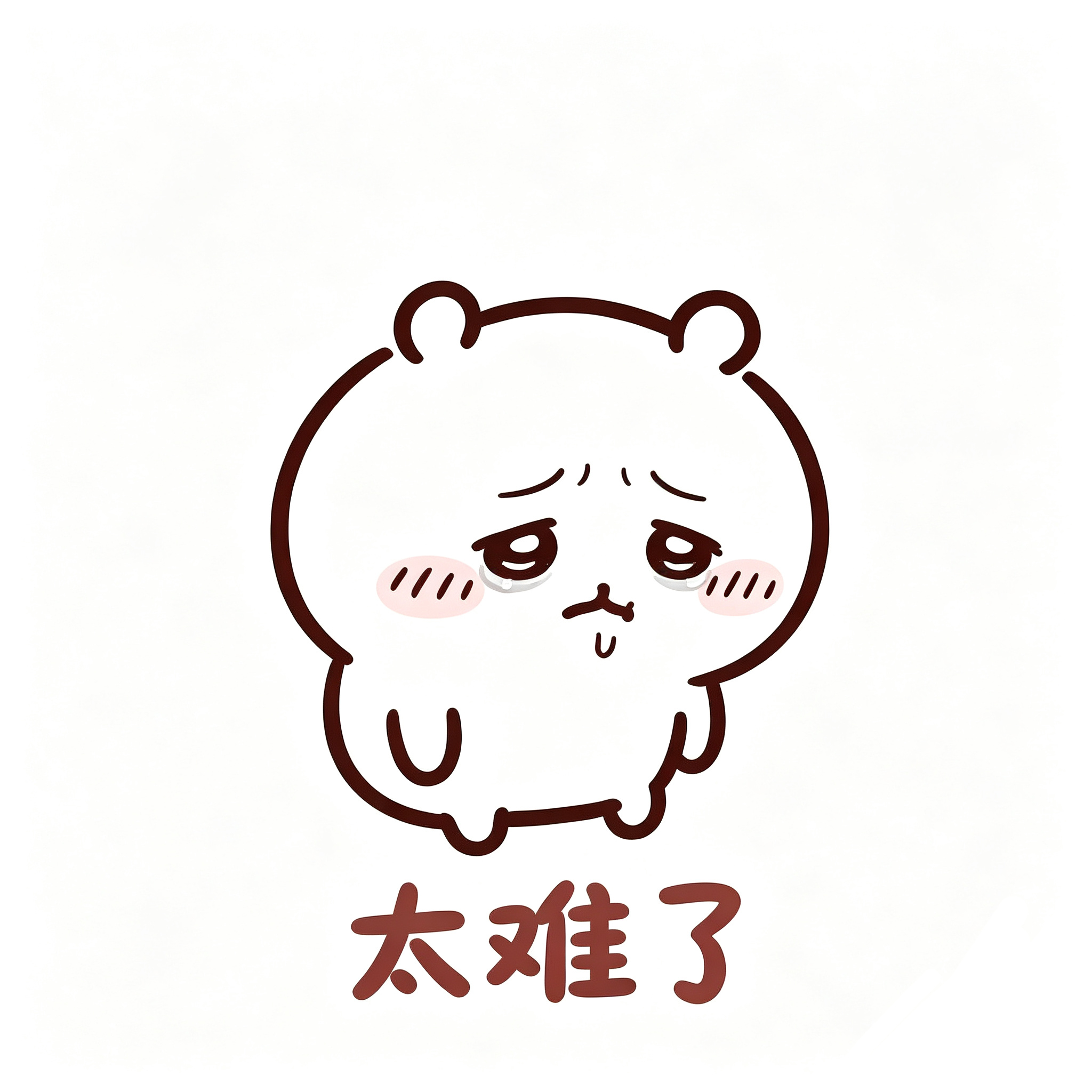 伤心的吉伊表情包（ai创作）吉伊卡哇灵感共创夏日企画
