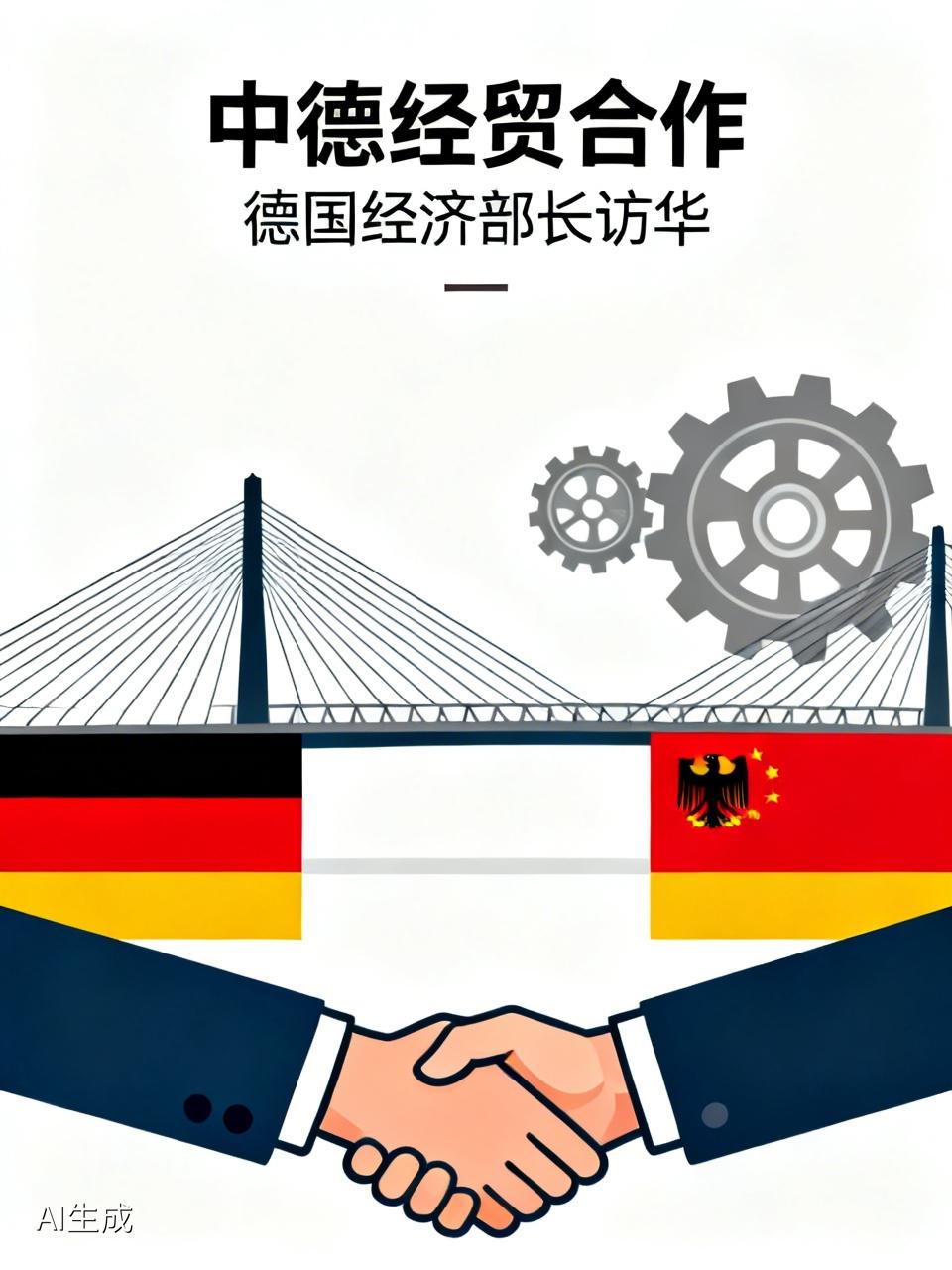 德国经济部长访华，对中德关系影响深远。此前德国总理默茨访华后，中德经贸合作持续升