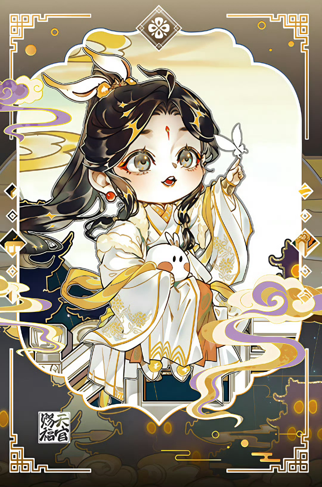 天官赐福 天官赐福✖️栗汀动漫·花开花谢系列高清壁纸，都是可爱的宝宝呀[开学季]