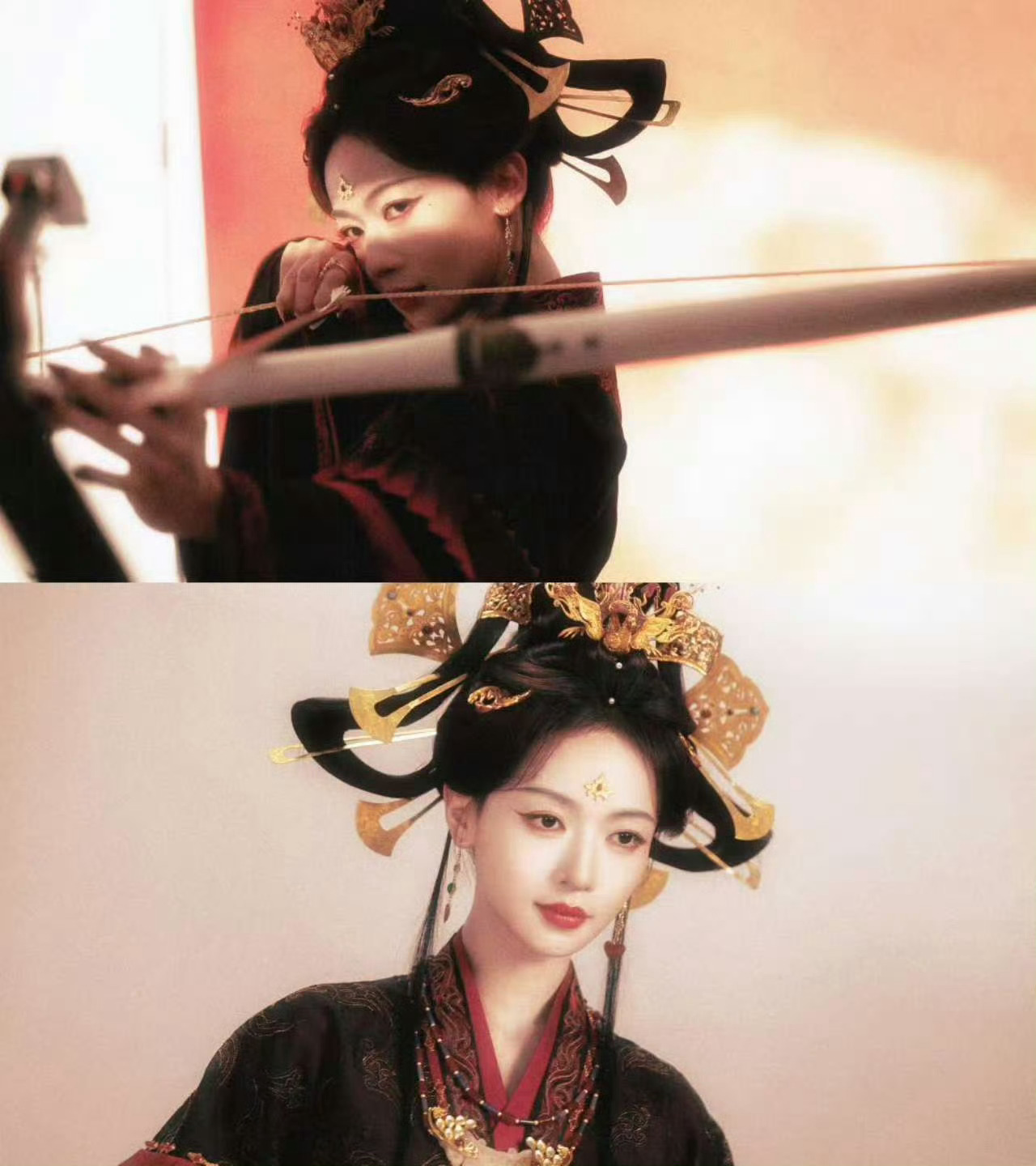 吴谨言凤不栖开机海报箭锋所向，破仇恨迷雾，斩命运桎梏。吴谨言饰秦长歌/明霜，以身