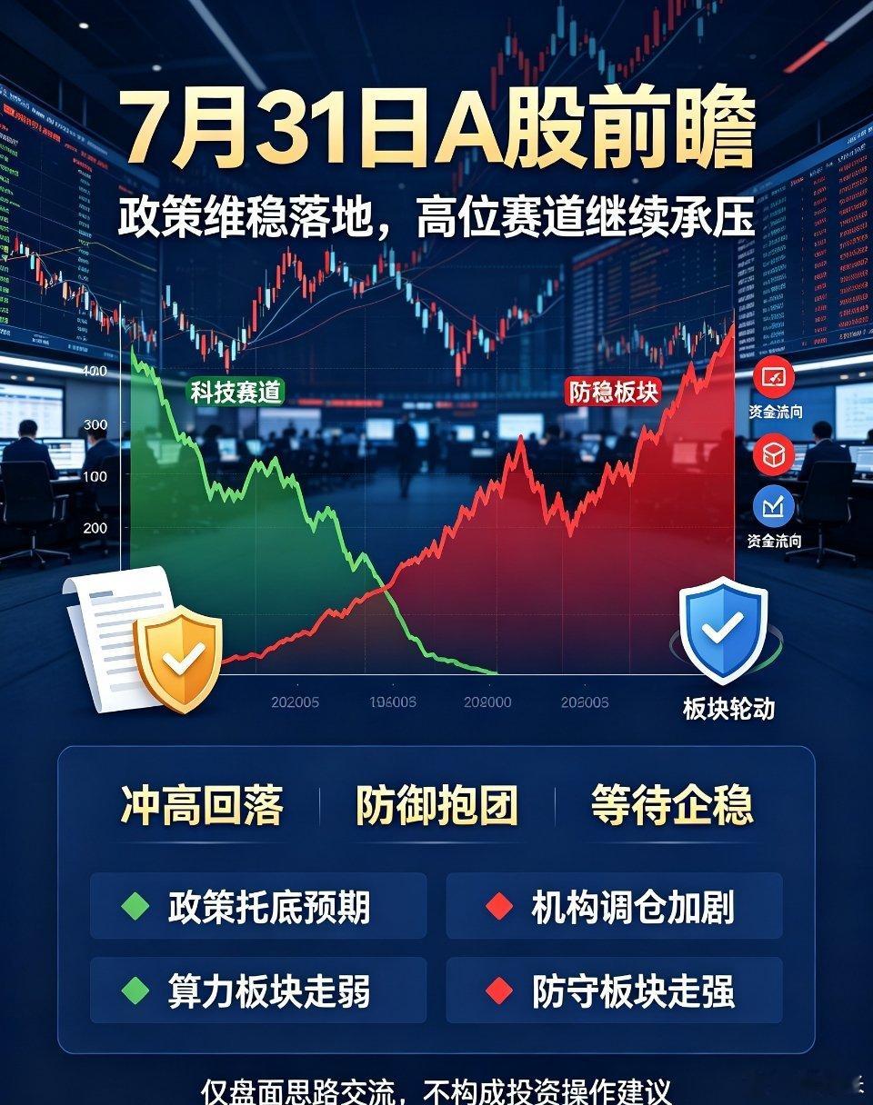 7月31日A股前瞻｜重磅消息交织！政策维稳会议落地，光模块龙头披露股东权益变动公