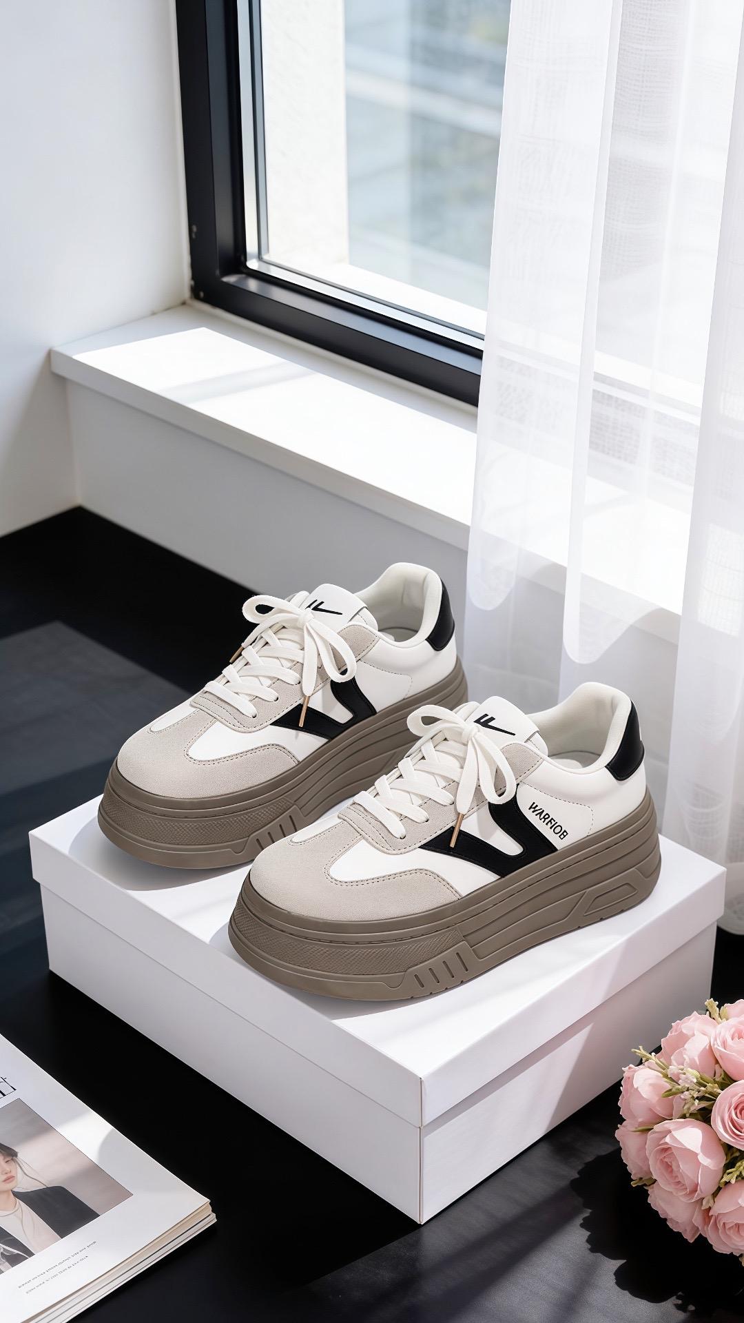 厚底加绒板鞋女鞋推荐 女鞋得训鞋