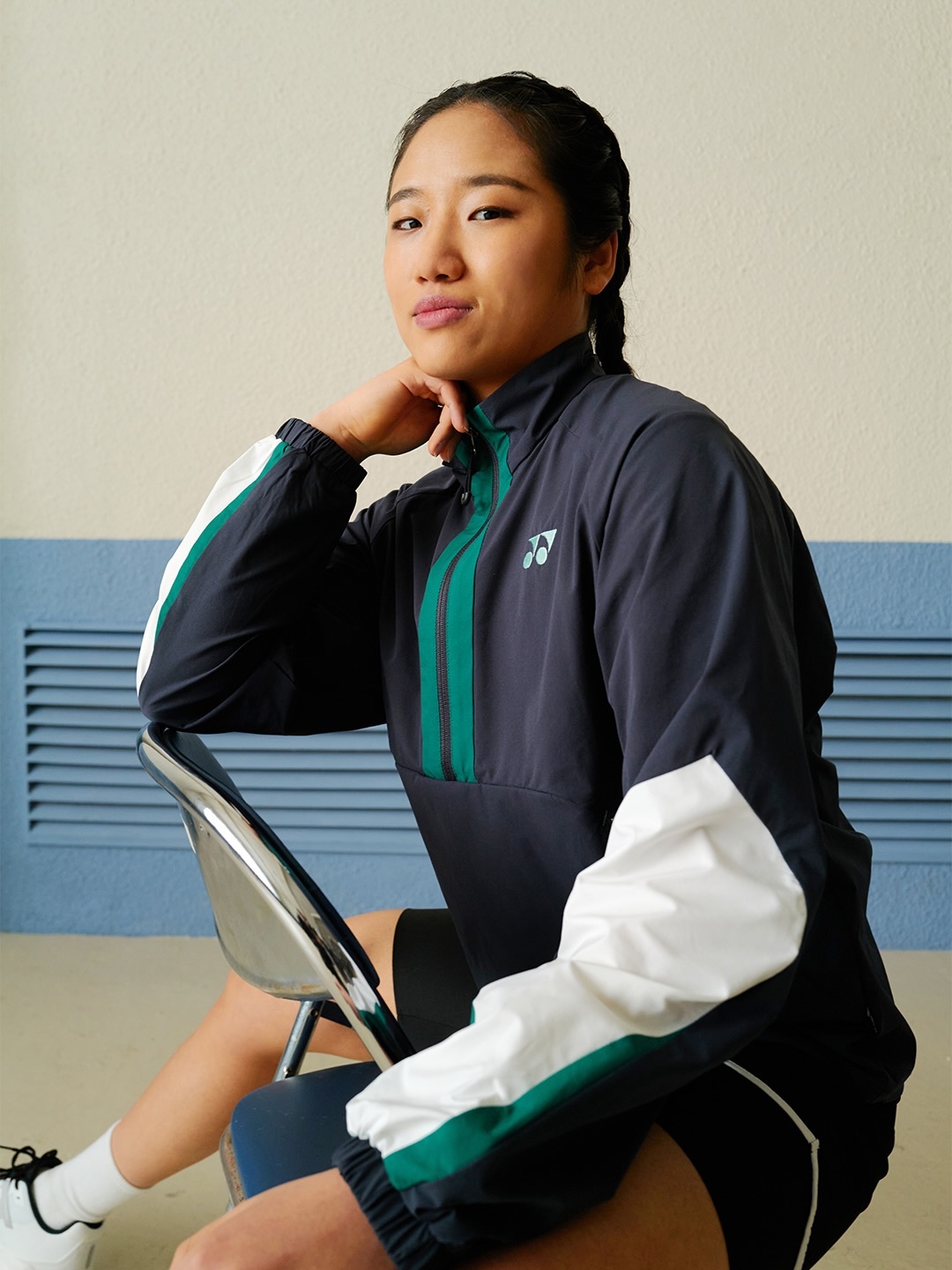 安洗莹和她弟弟安允成 