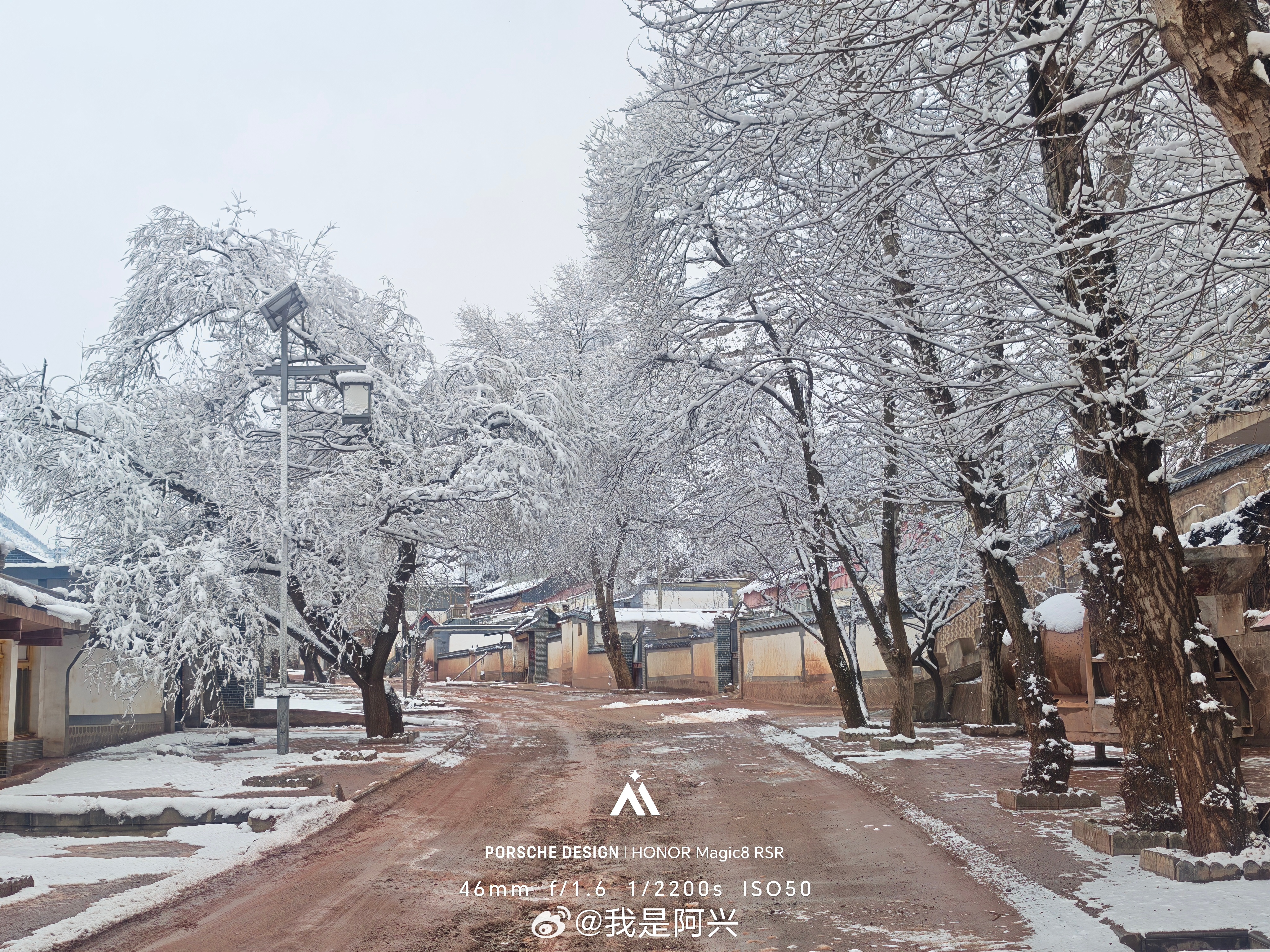 雪后的风景真的特别美。 