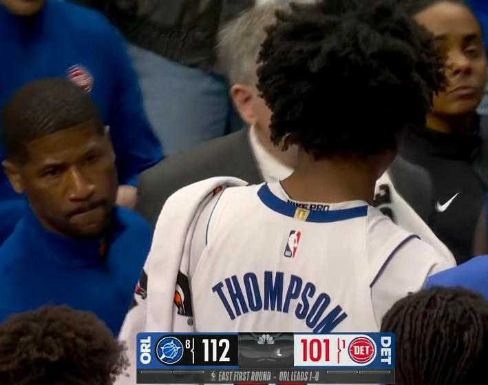 今年季后赛第一支在主场输球的球队：东部第一的活塞。CC空砍39+5+4，现在说黑