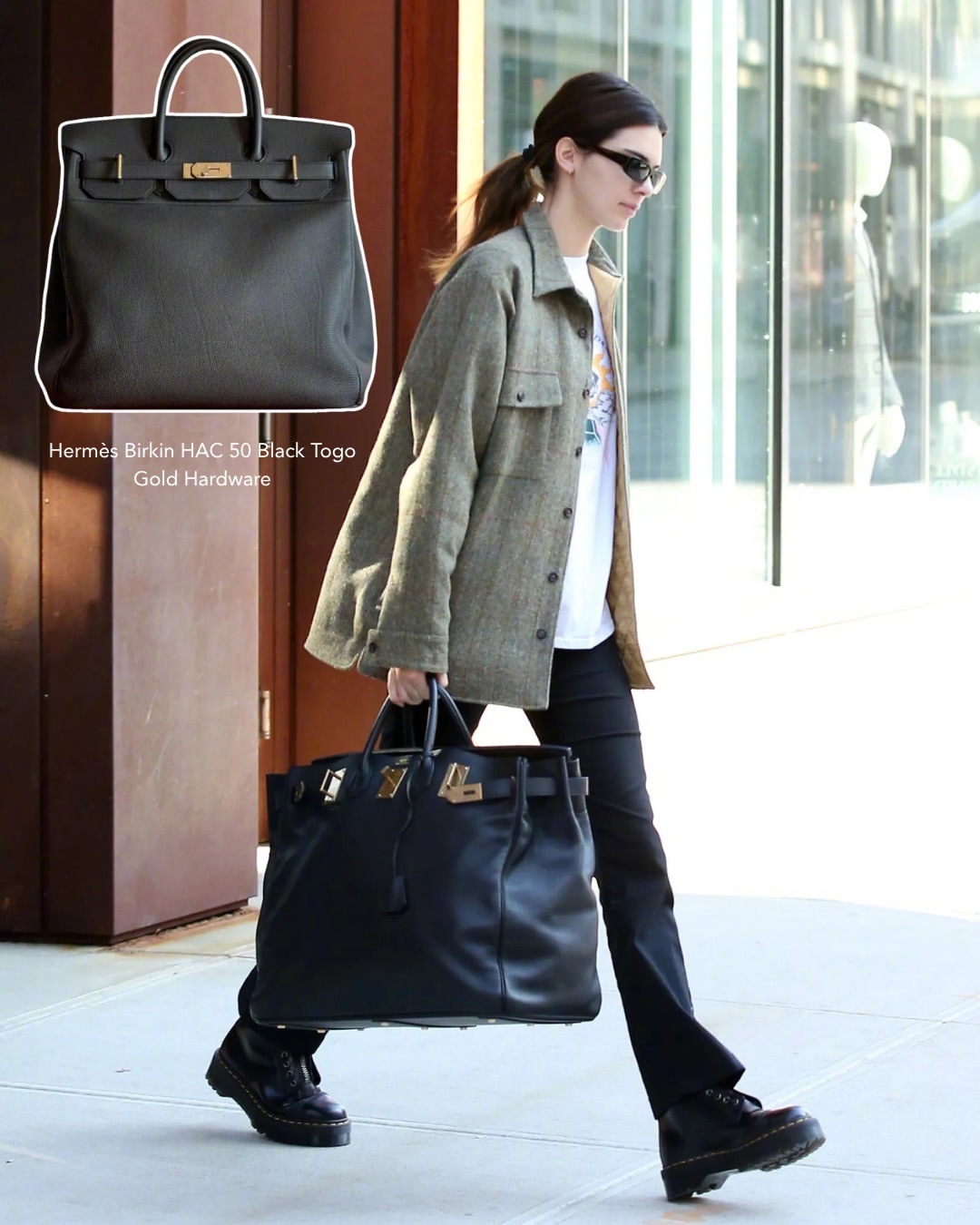 肯豆Kendall Jenner 和她稀有且独特的 Hermès 手袋。🌼🍃