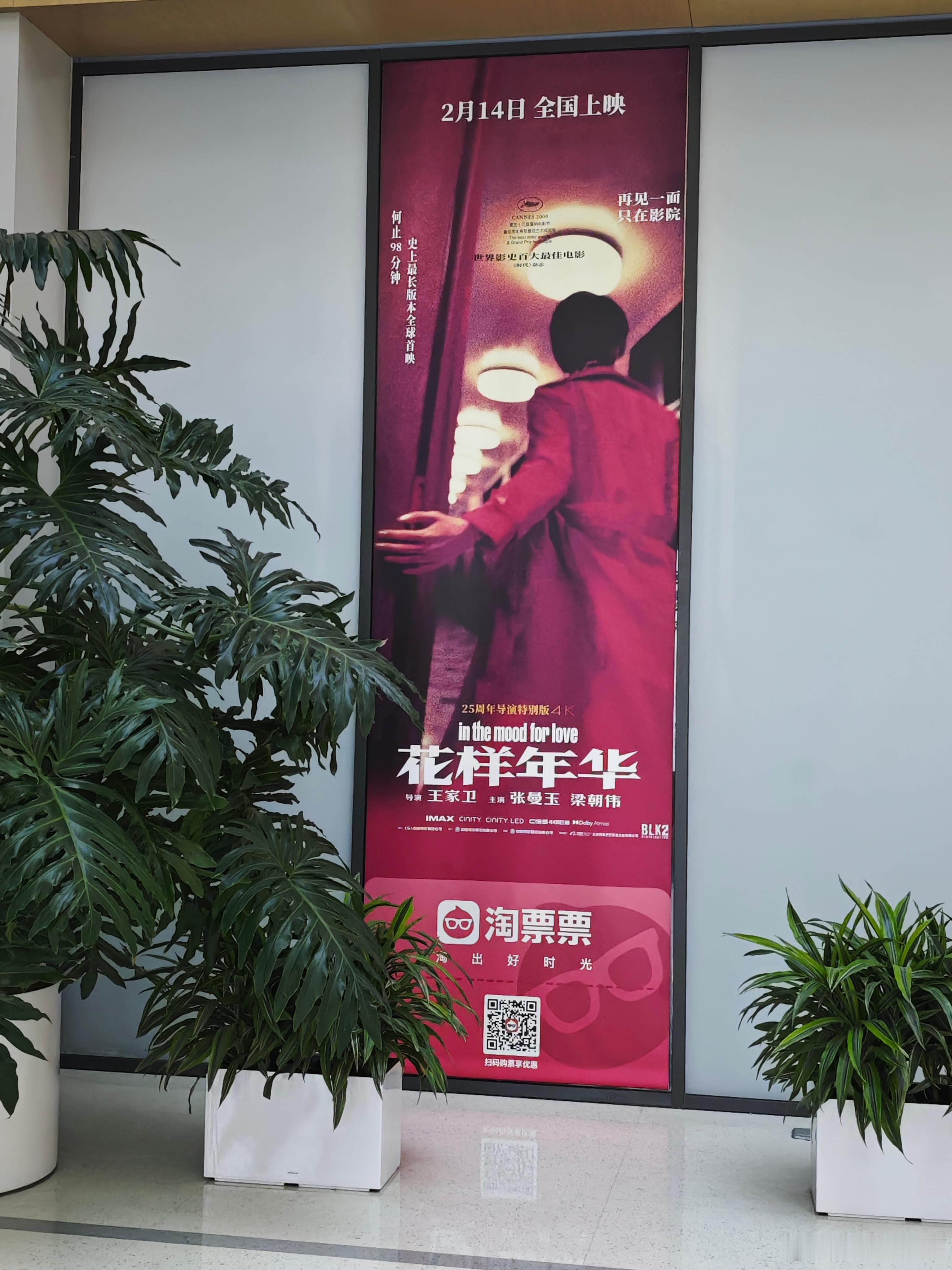 情人节快乐!今天是王家卫《花样年华》导演特别版在影院上映的日子，此片绝对是华语电