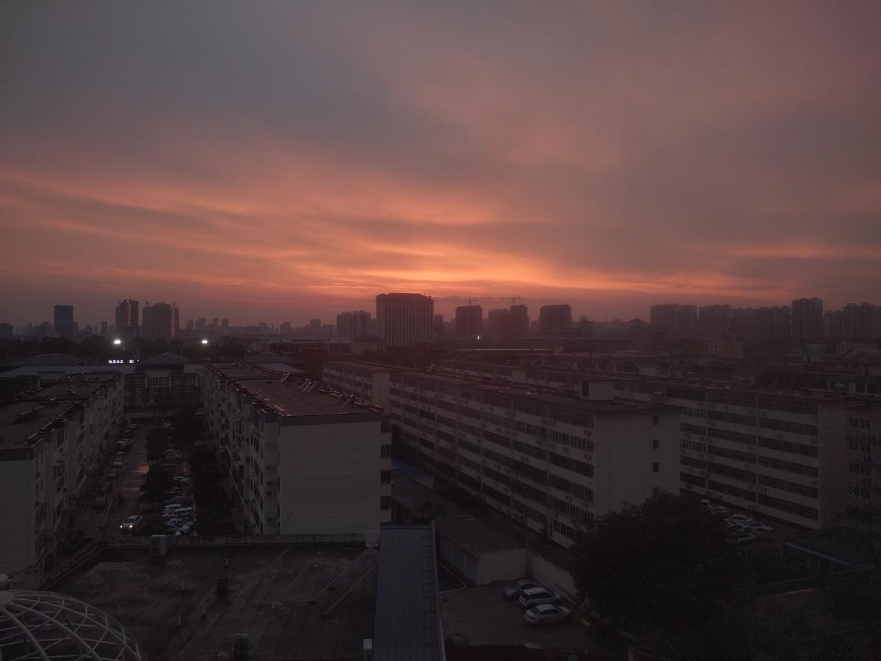 我拍到的落日瞬间