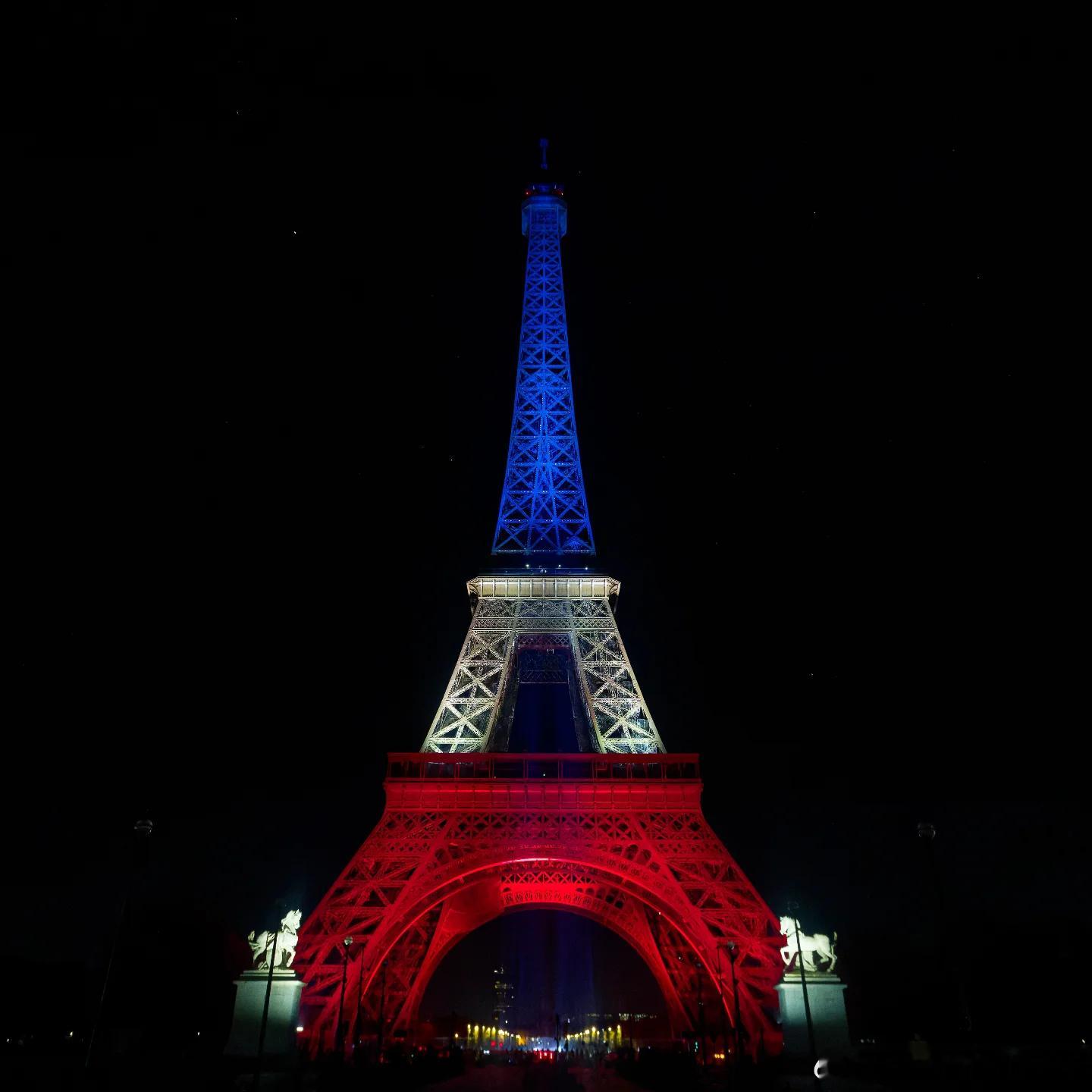 今夜的埃菲尔铁塔🌙 